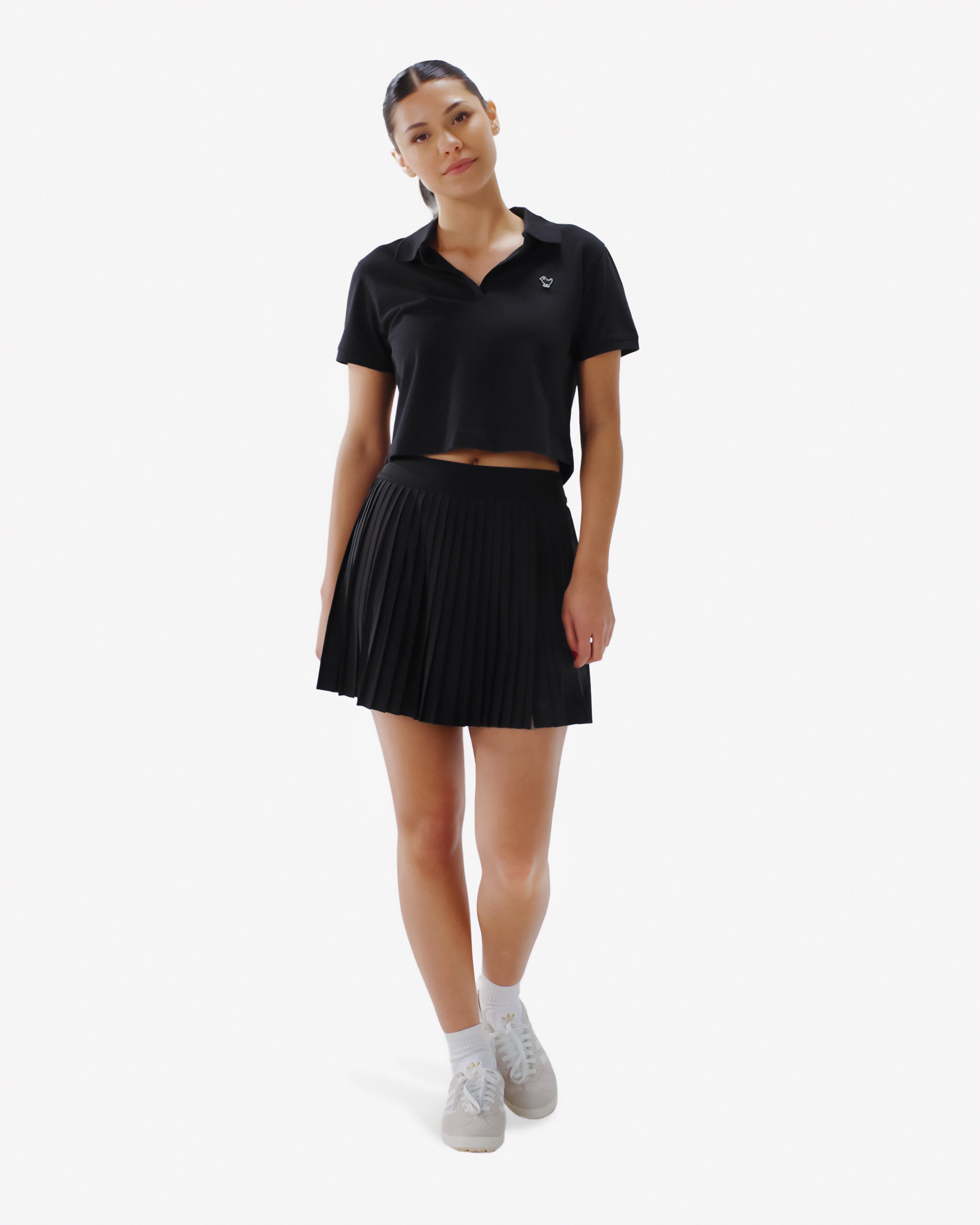 Double Down Skort 2.0 - Black-Women's Skort-Bad Birdie