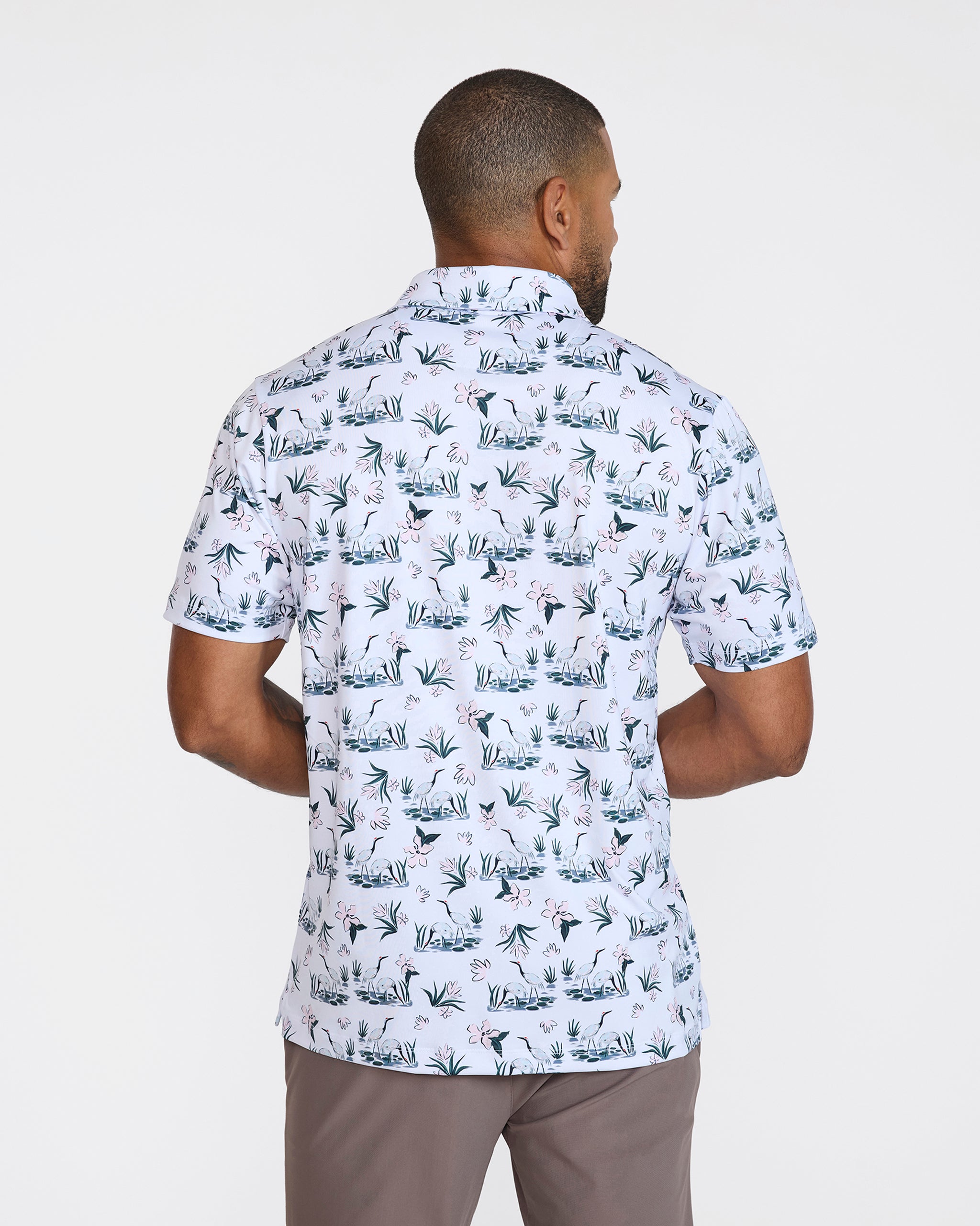 Stork Side Story-Men's Polo-Bad Birdie