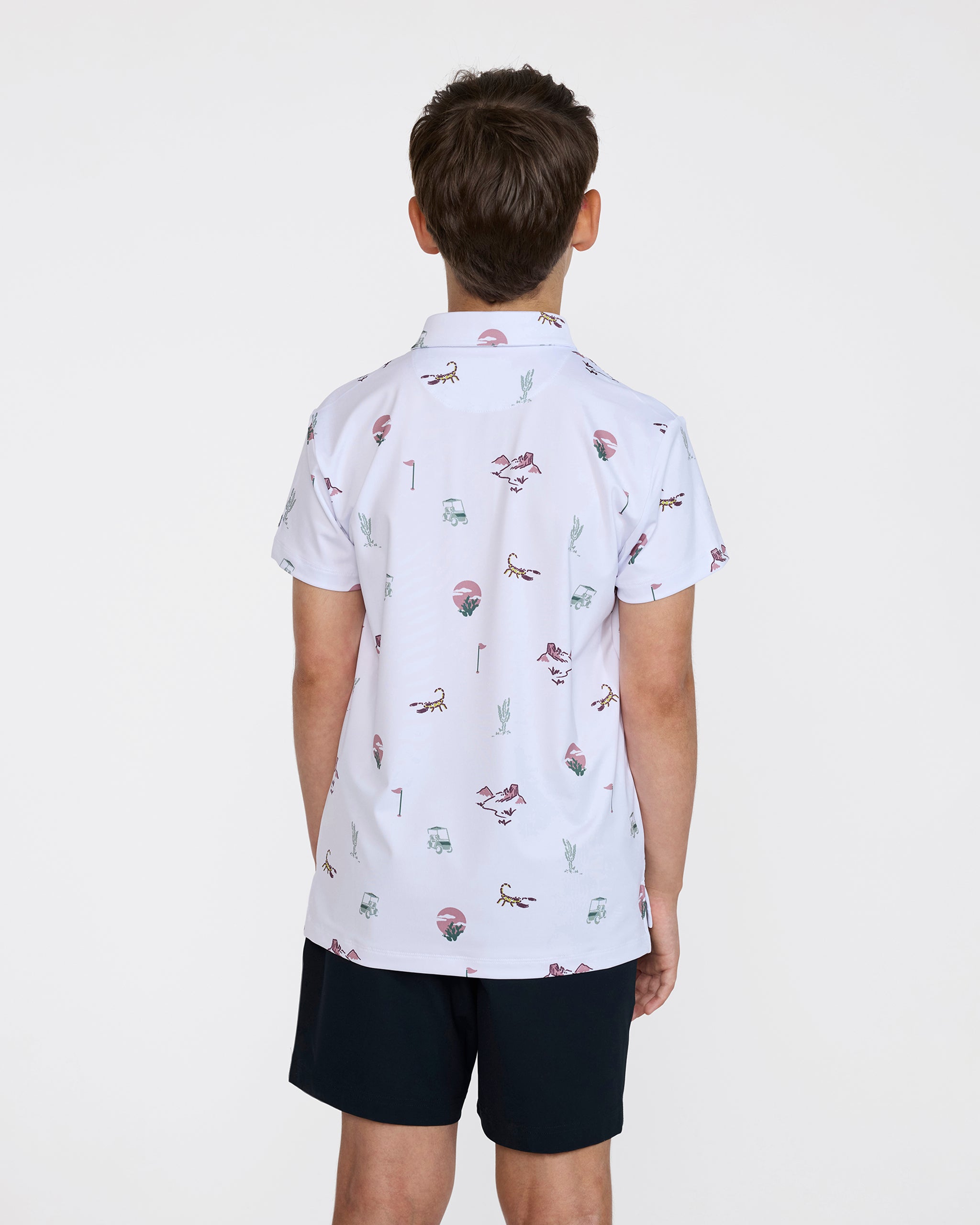 Youth Polo - Desert Baddies - Brilliant White-Polo-Bad Birdie