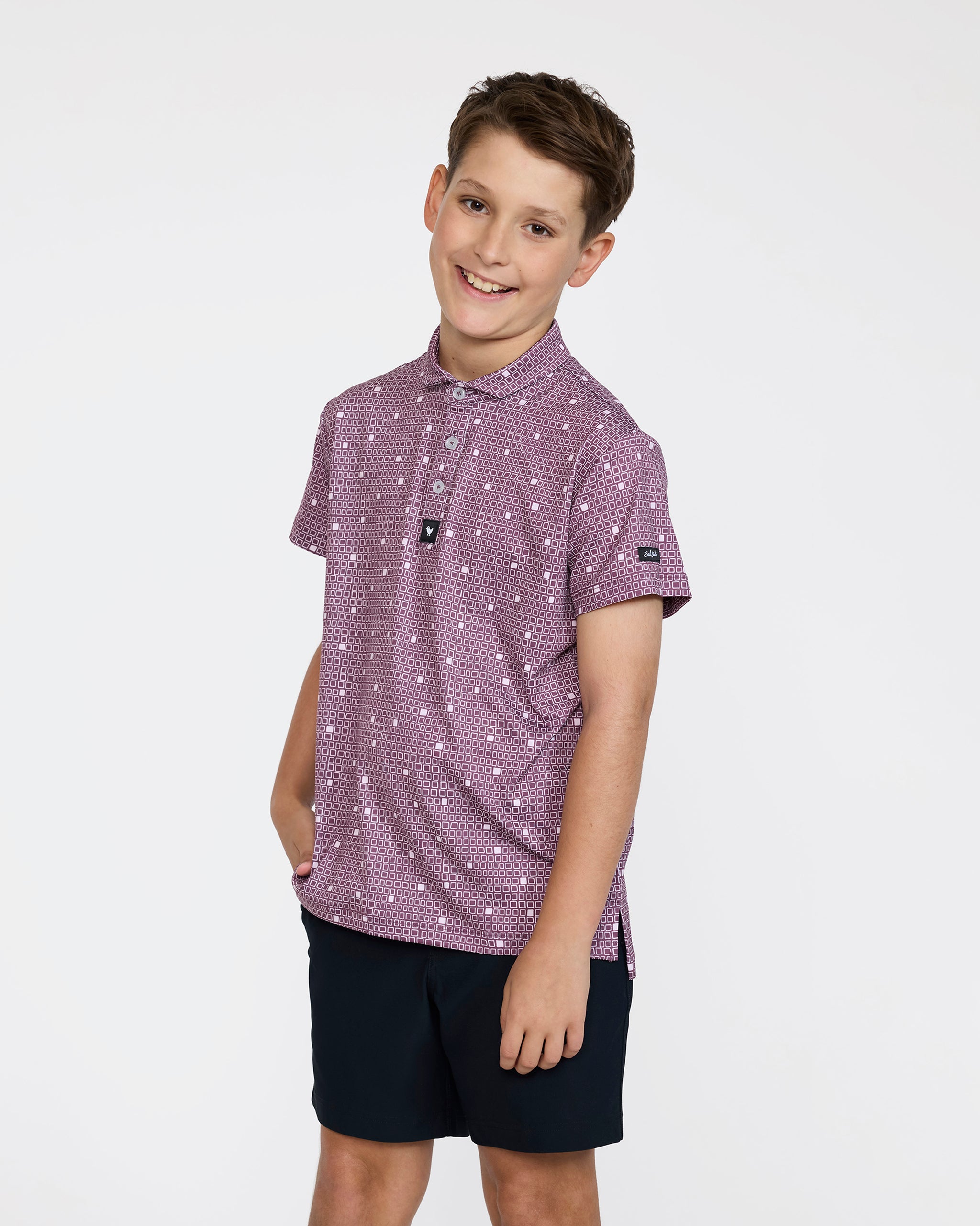 Youth Polo - Block Party - Plum Wine-Youth Polo-Bad Birdie