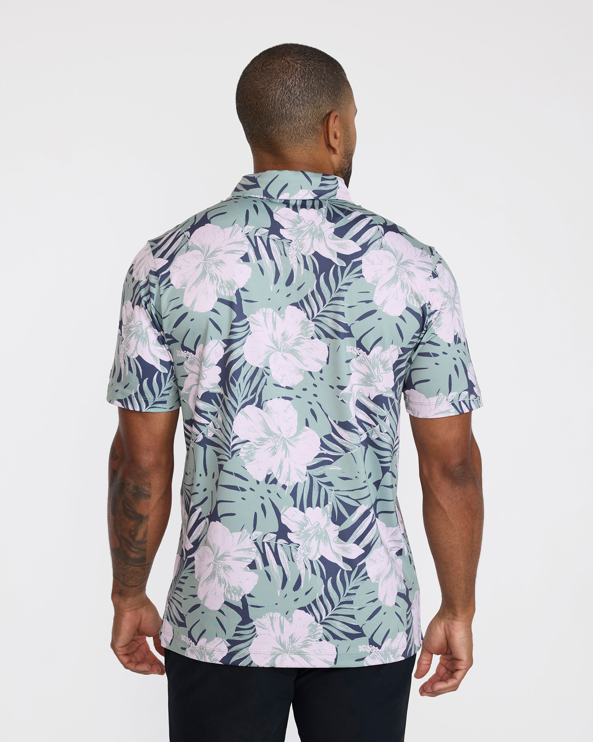 Don't Touch The Flowers-Men's Polo-Bad Birdie