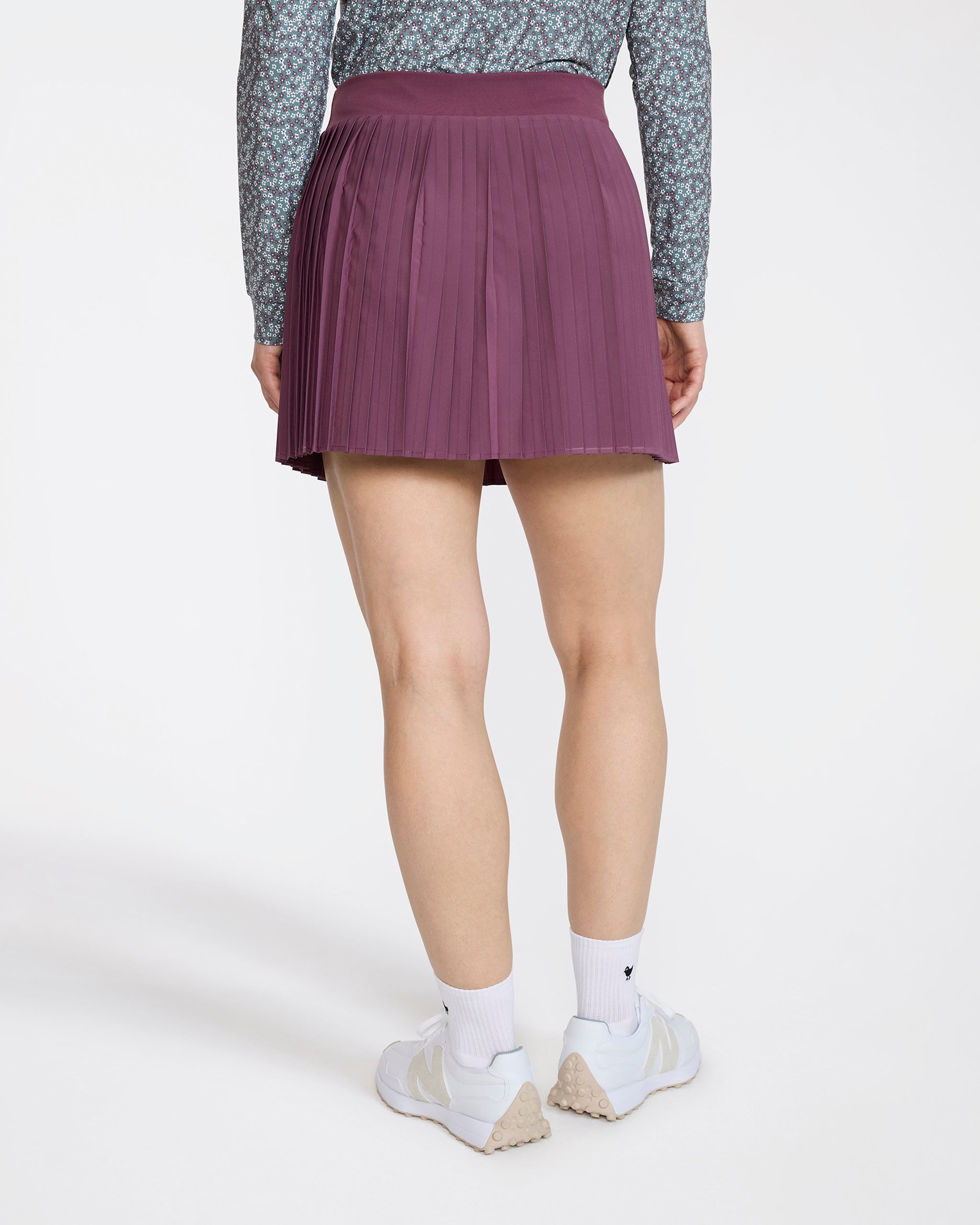Double Down Skort - Plum Wine-Skort-Bad Birdie