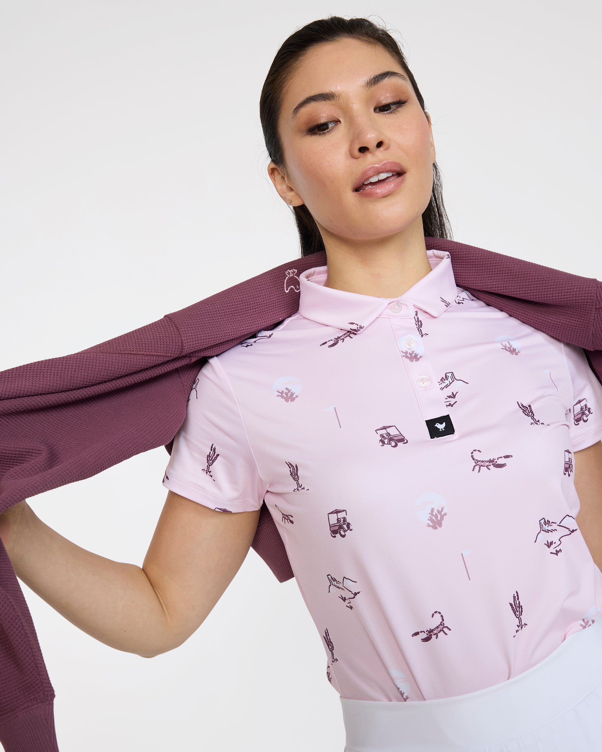 Desert Baddies - Tender Touch-Women's Polo-Bad Birdie