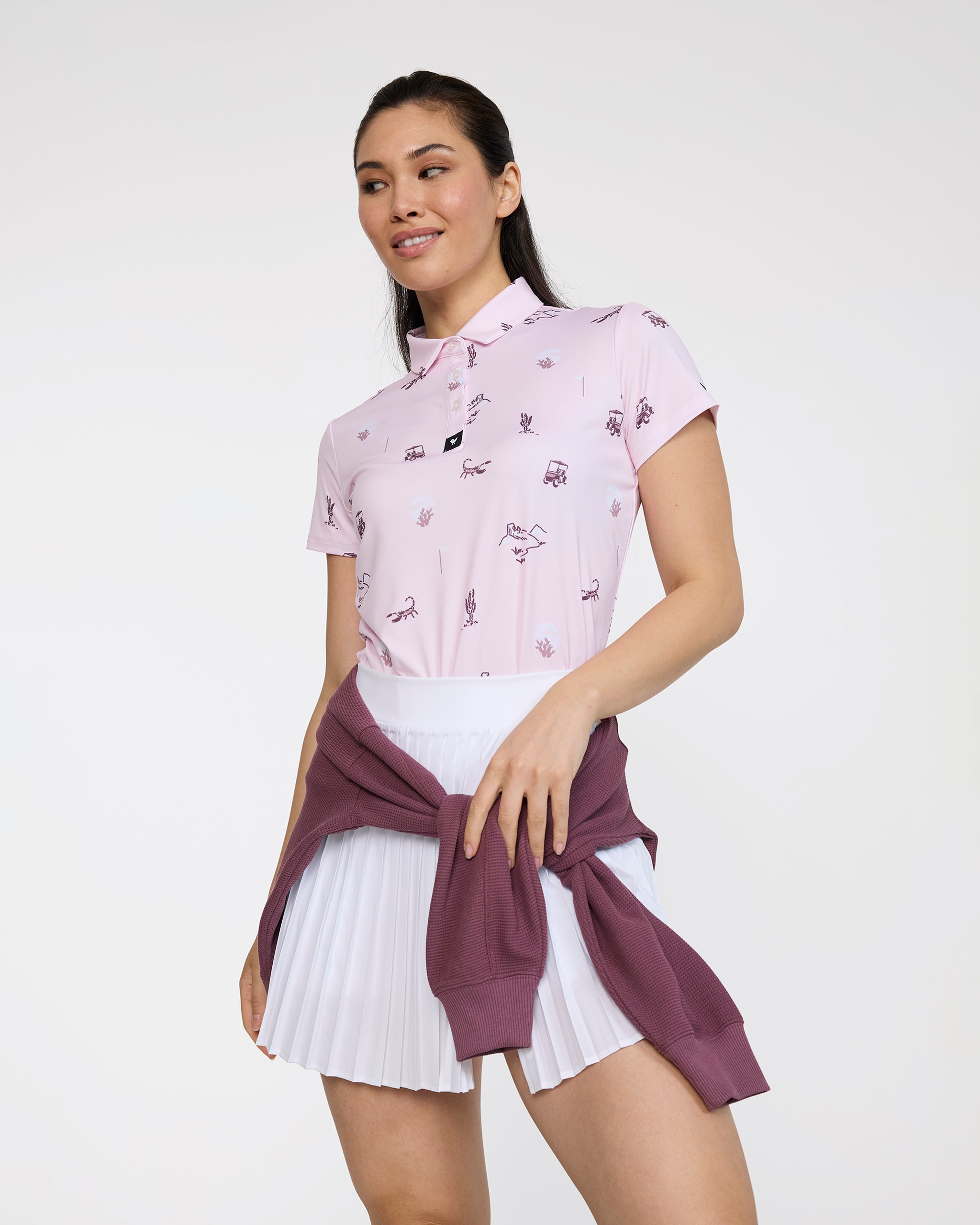 Desert Baddies - Tender Touch-Women's Polo-Bad Birdie