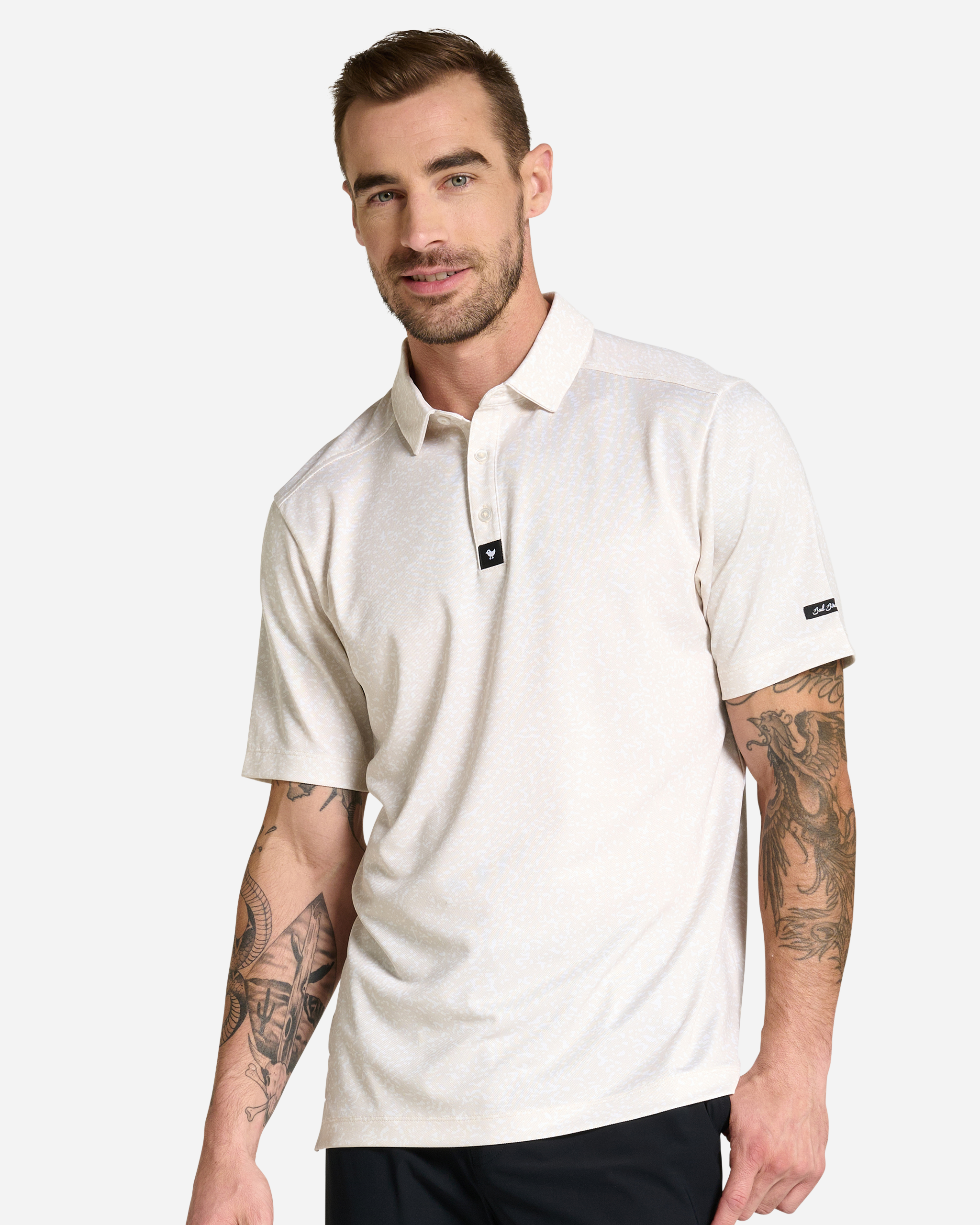 Abyss Tan-Men's Polo-Bad Birdie