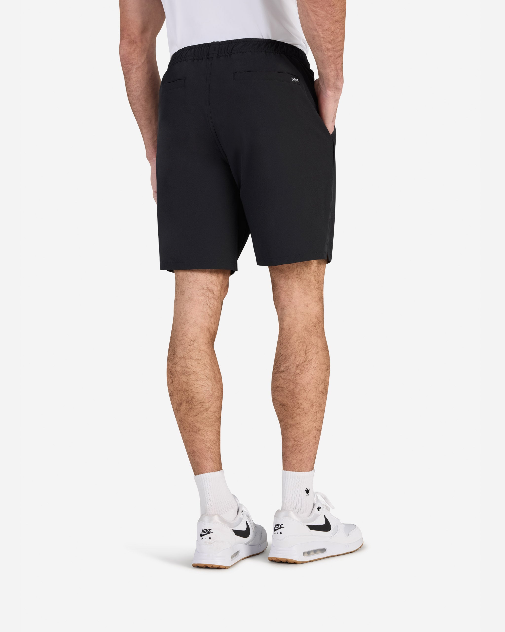 Active Short - Black-Men's Shorts-Bad Birdie