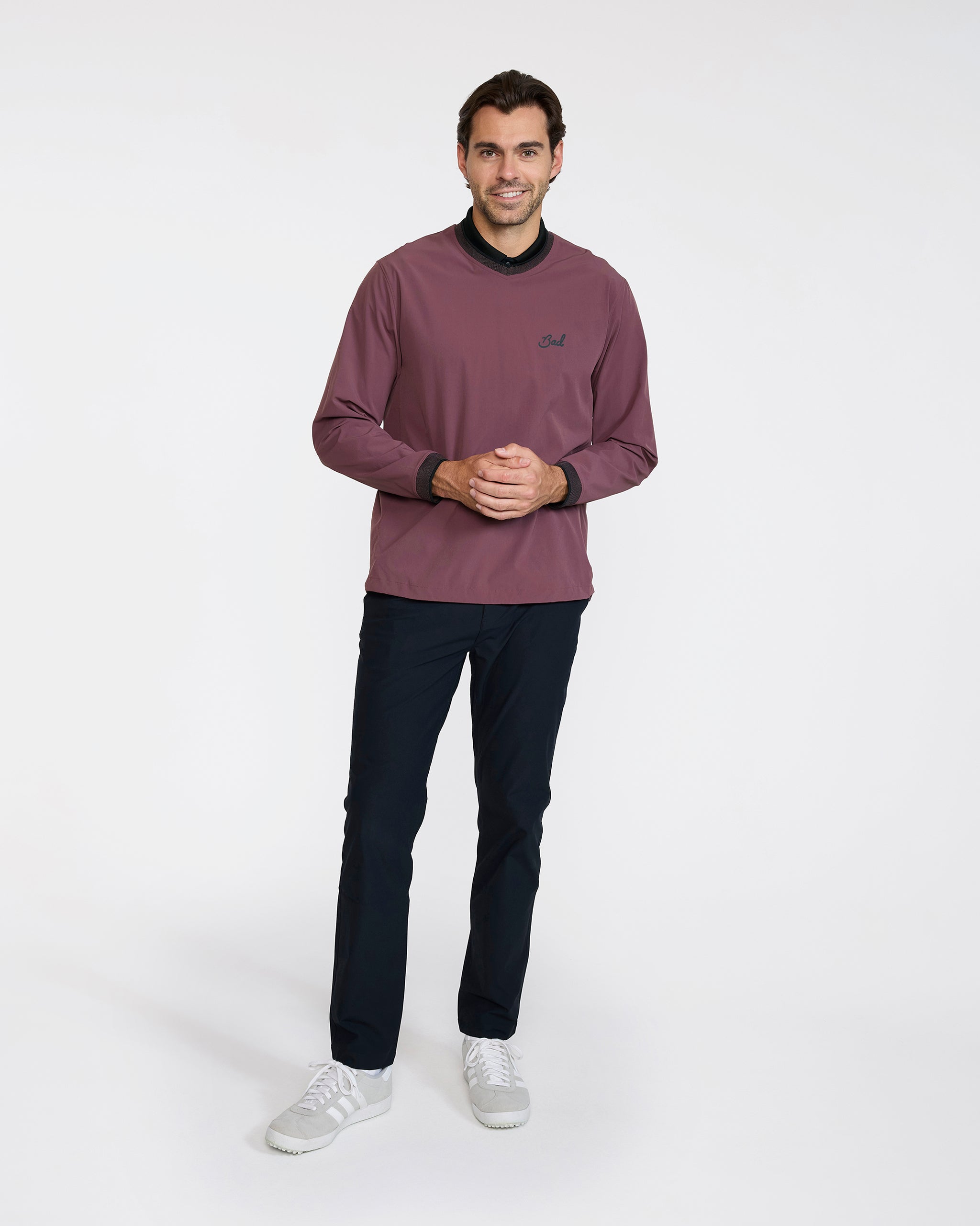 Kinetic Wind Pullover - Plum Wine-Men's Jacket-Bad Birdie