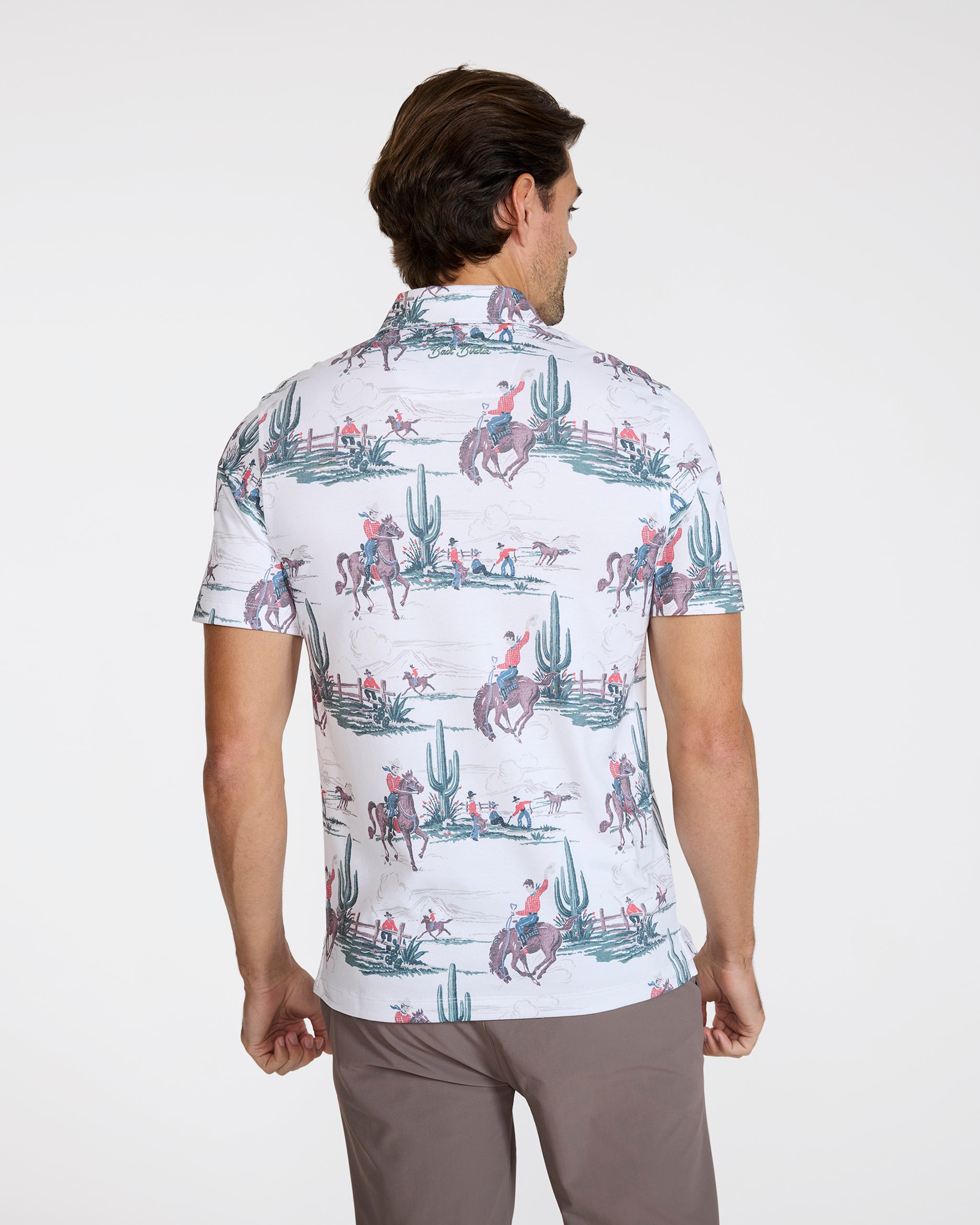 Pique Performance Polo - Dust Devil-Men's Polo-Bad Birdie