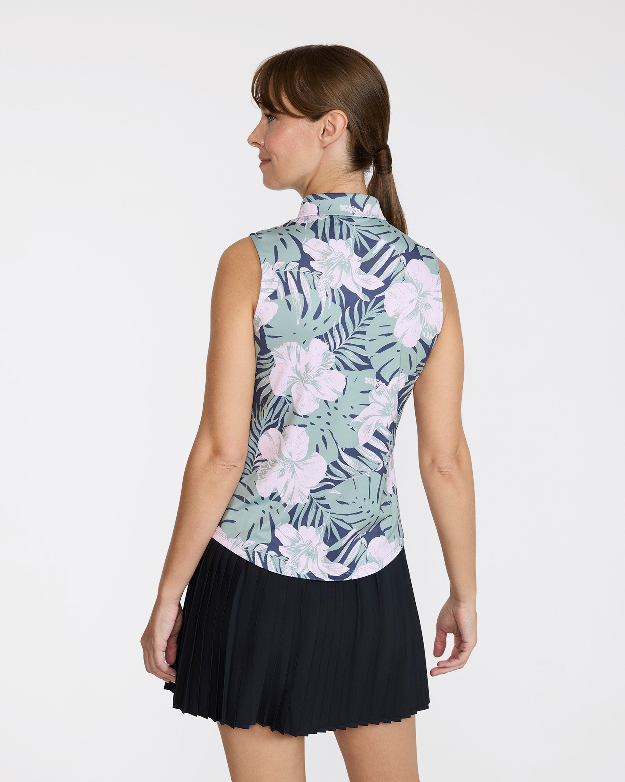 Don't Touch The Flowers - Sleeveless-Women's Polo-Bad Birdie