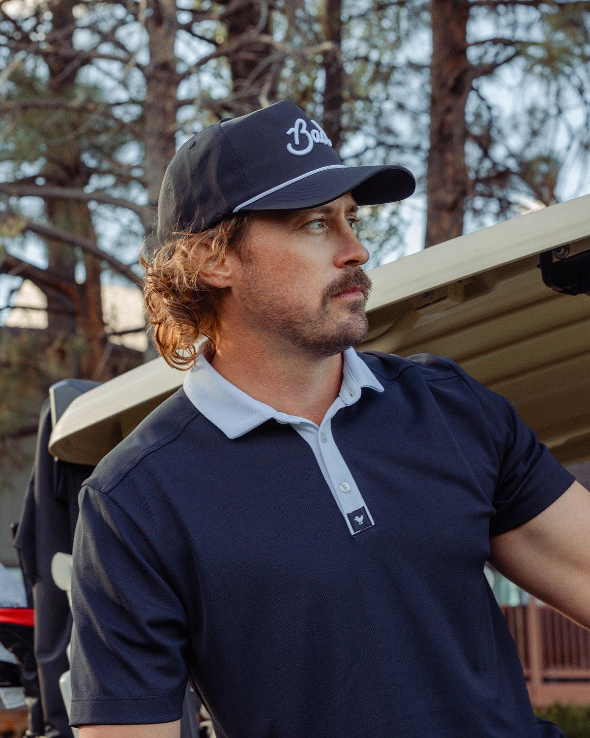 "Bad" Rope Golf Hat - Black-Hat-Bad Birdie