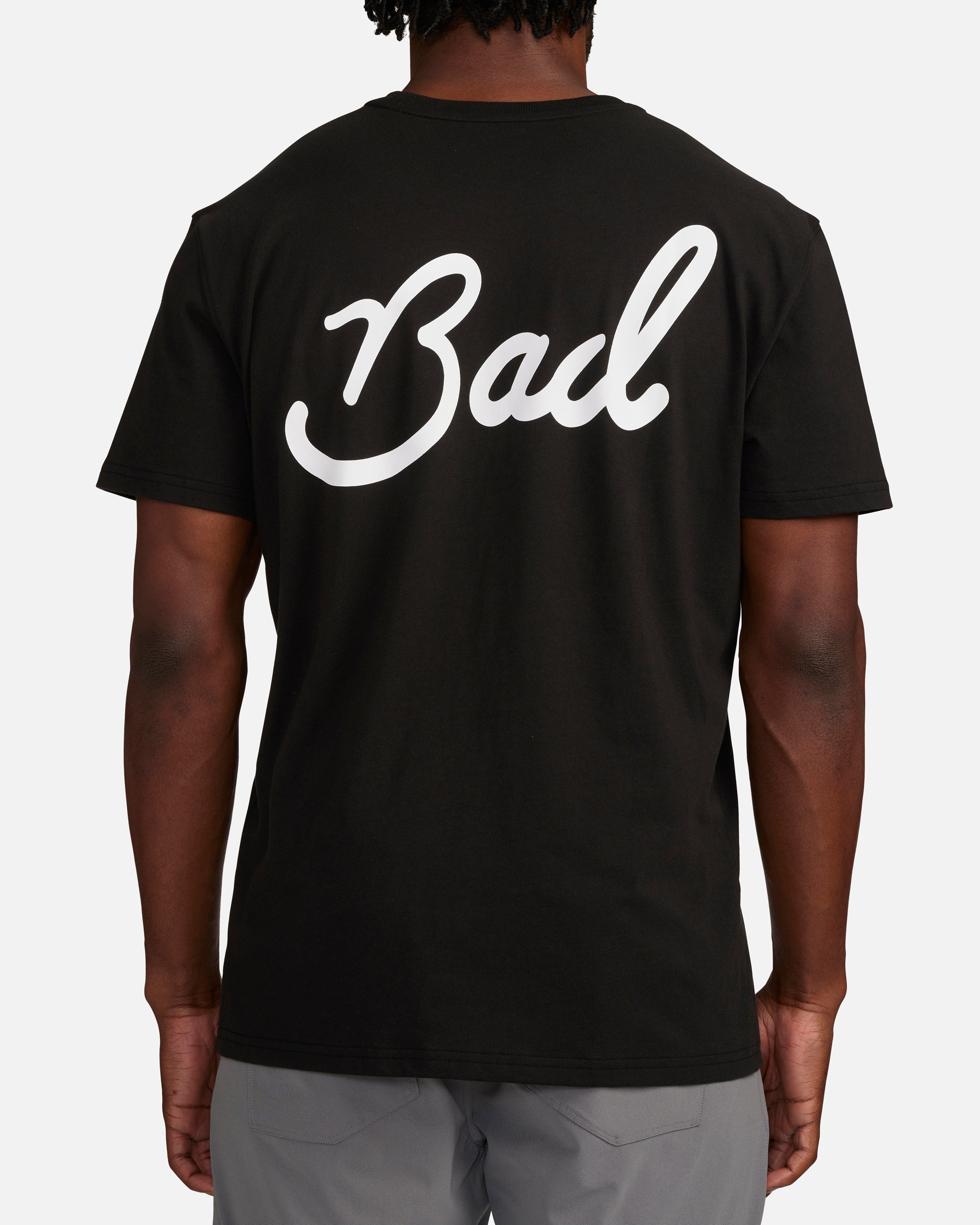 Black Bad Tee-Men's T-Shirt-Bad Birdie