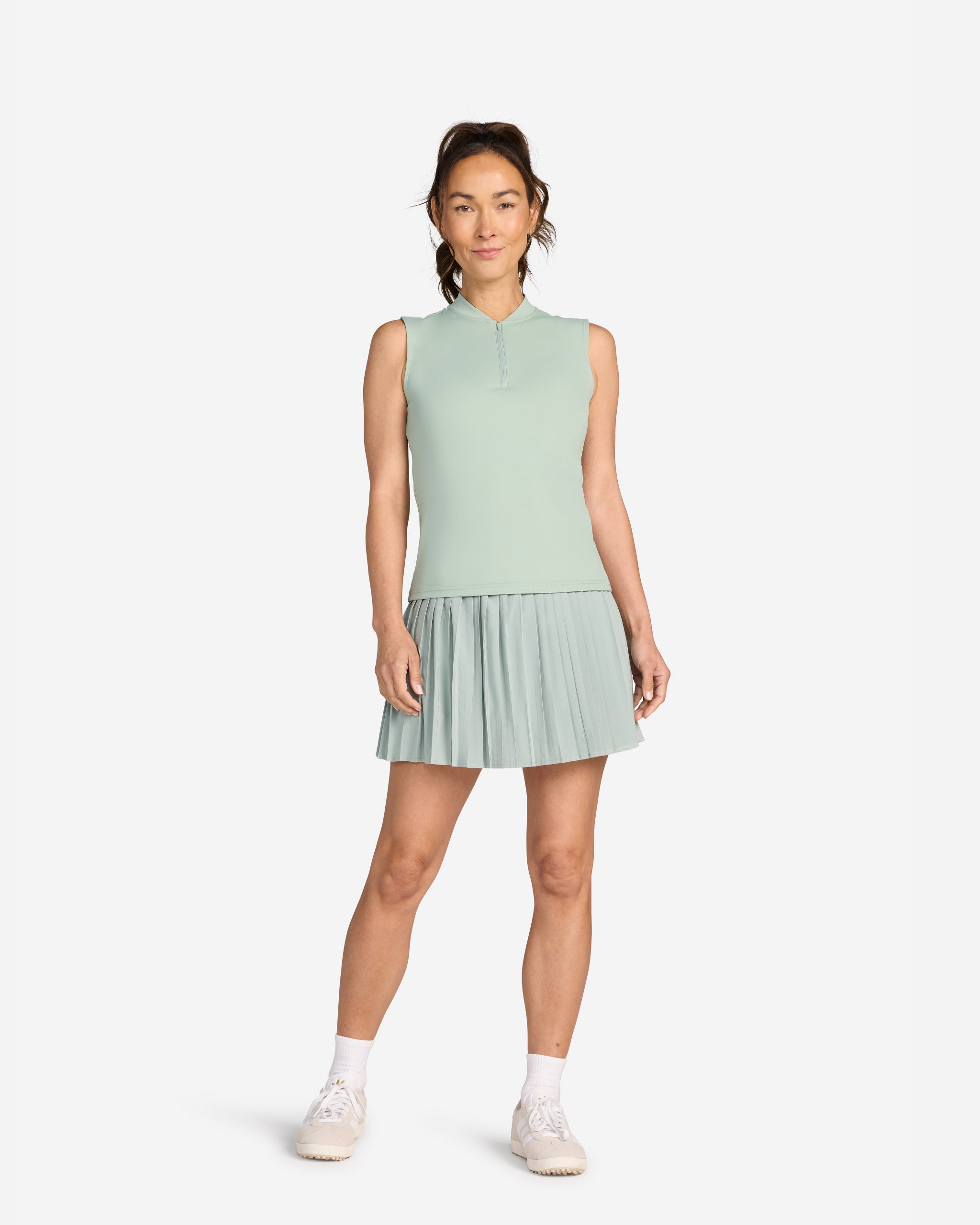 Blade - Washed Sage-Women's Polo-Bad Birdie