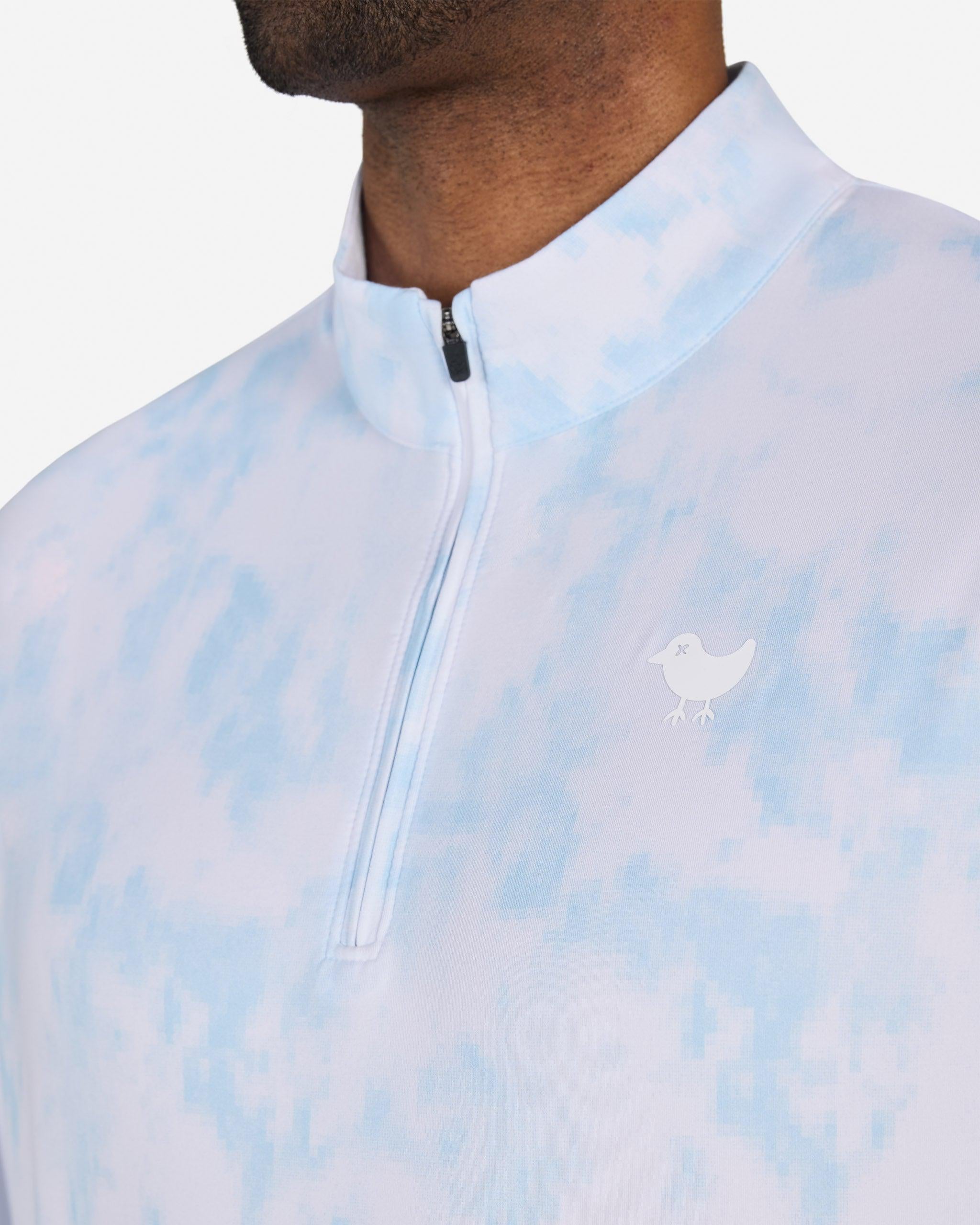Velocity Quarterzip Open Cuff - Day Dreamin'-Men's Quarterzip-Bad Birdie