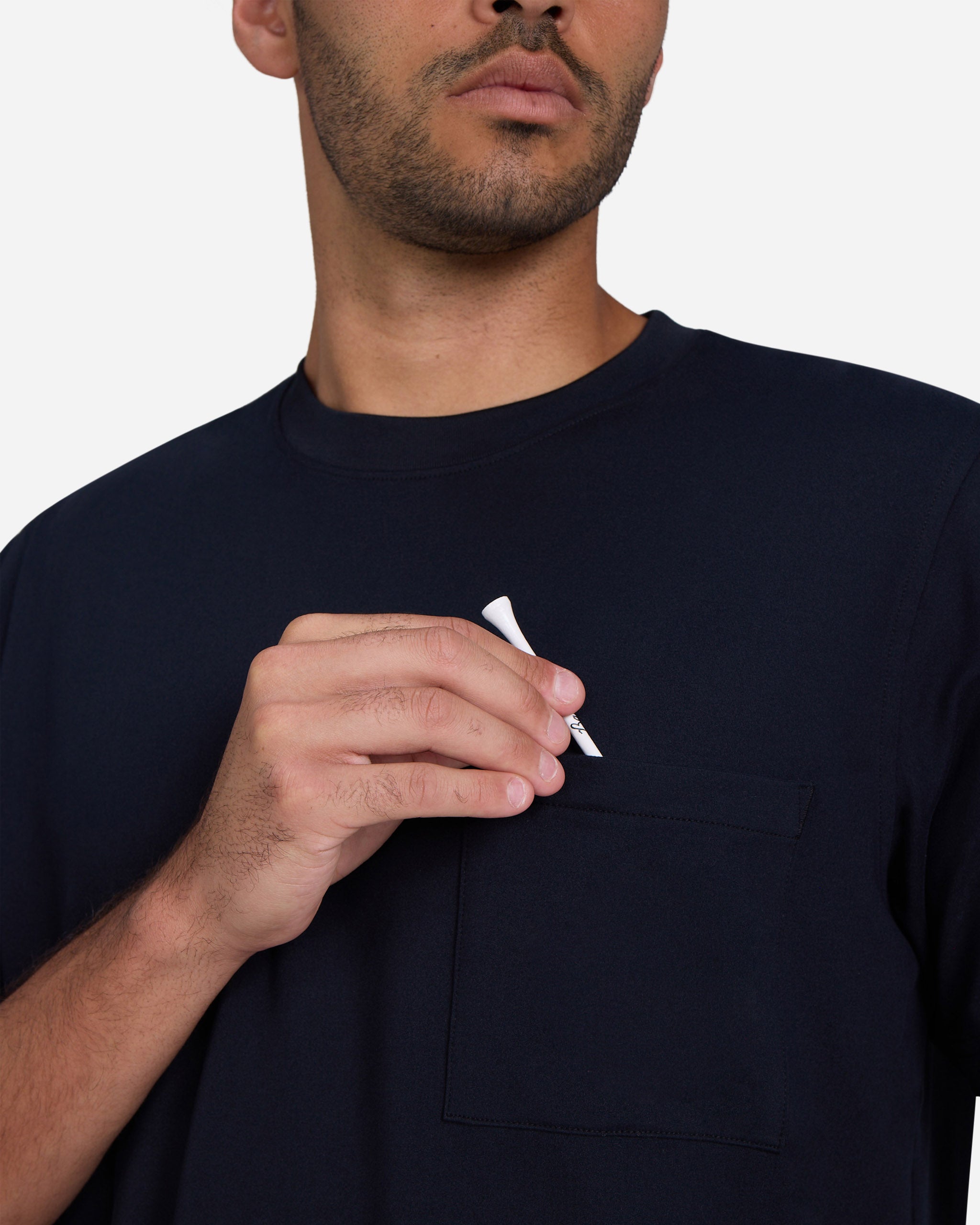 Everyday Pocket Tee - Black-Men's T-Shirt-Bad Birdie