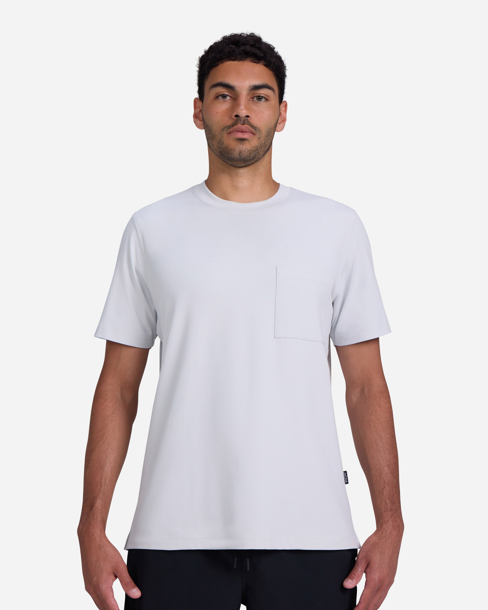 Everyday Pocket Tee - Glacier Grey-Men's T-Shirt-Bad Birdie