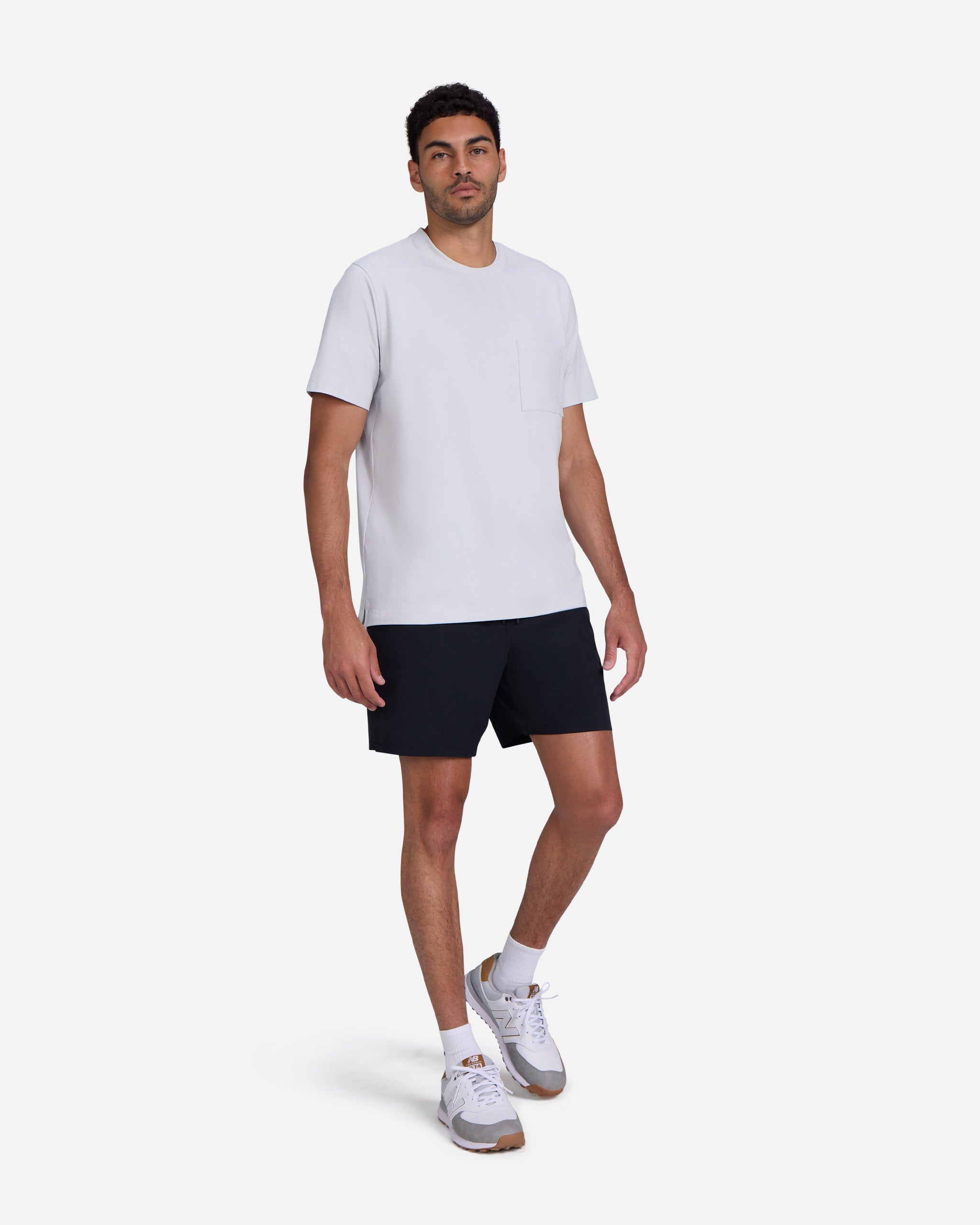 Everyday Pocket Tee - Glacier Grey-Men's T-Shirt-Bad Birdie