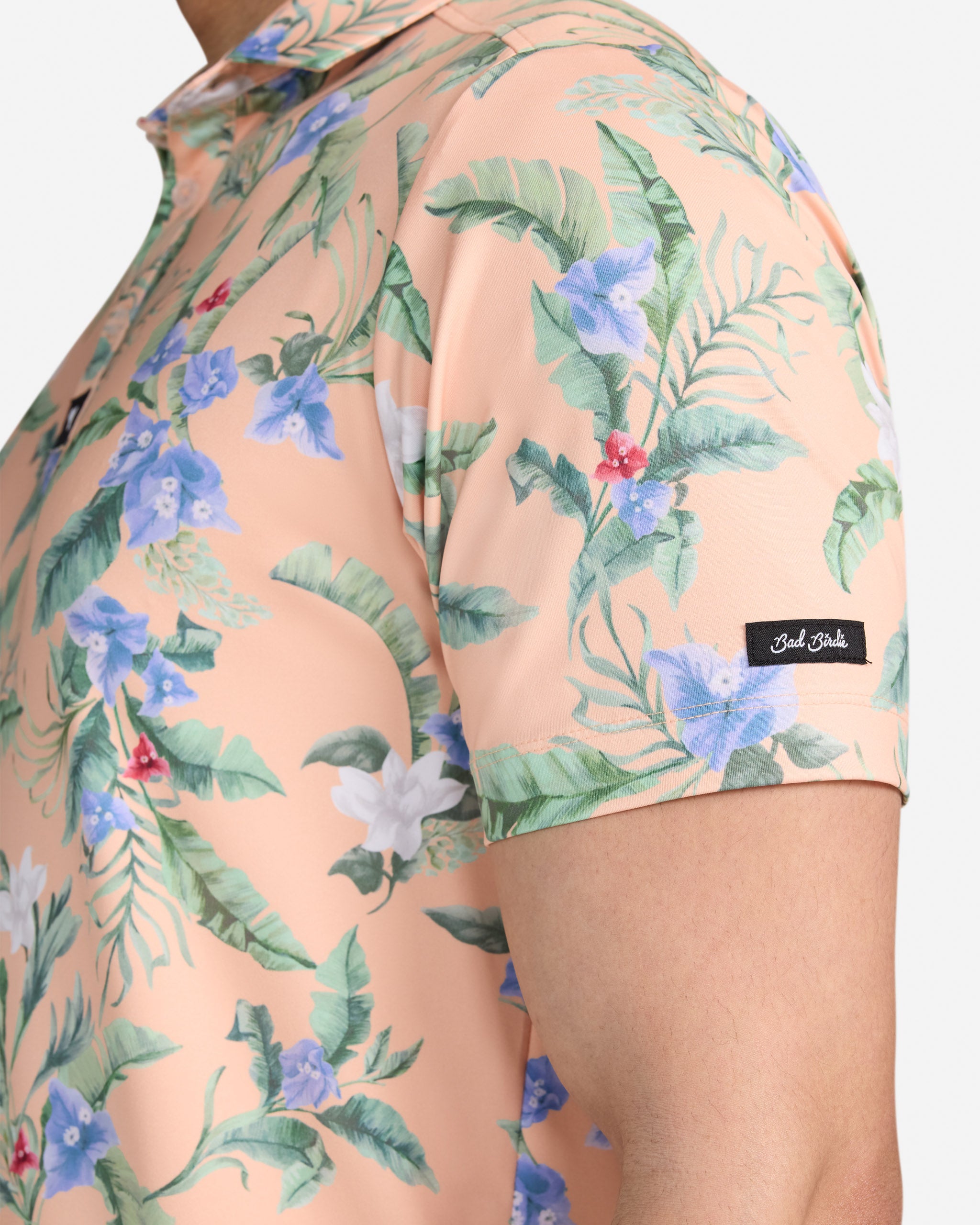 Flora Fiesta-Men's Polo-Bad Birdie