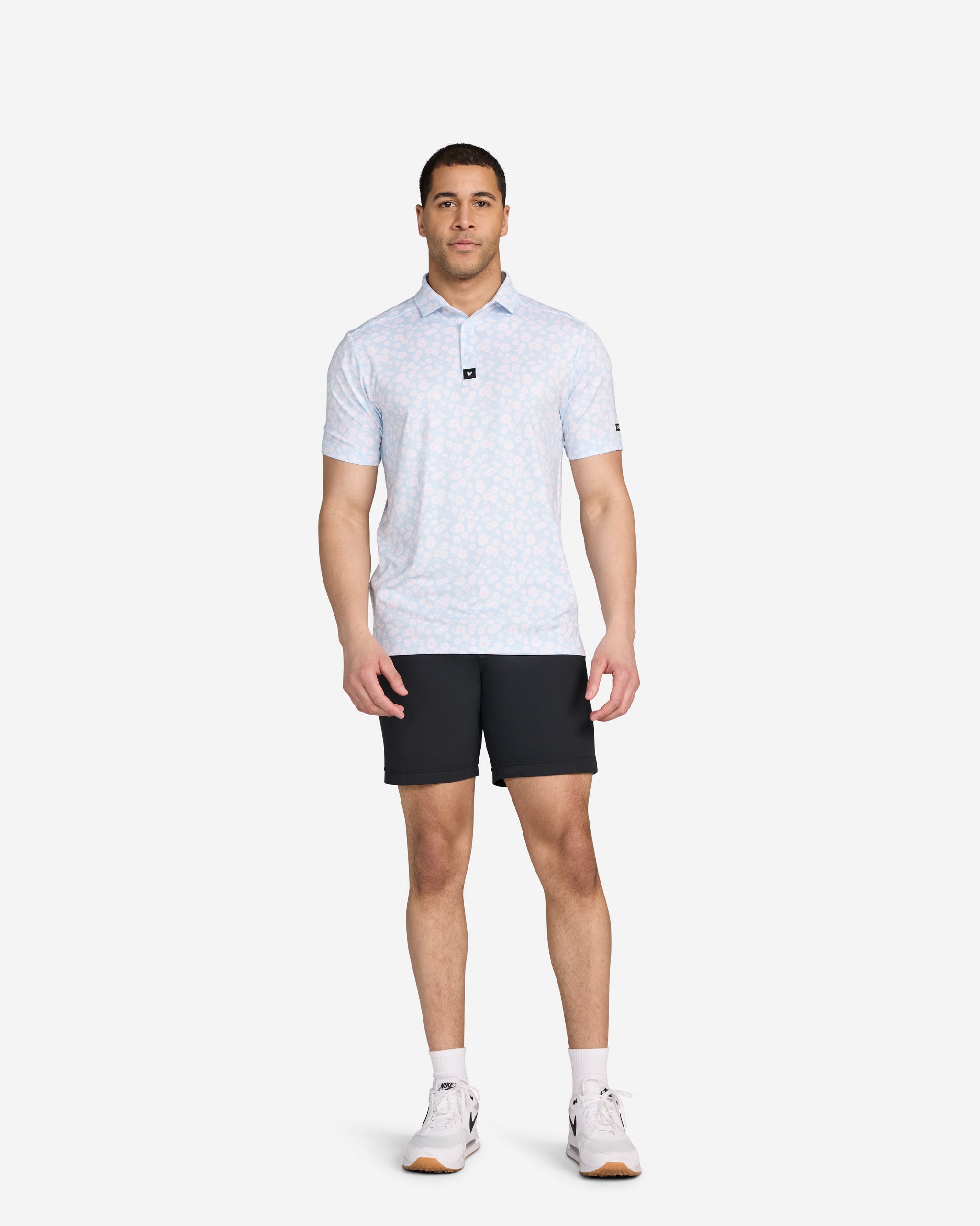 Hazy Daisy-Men's Polo-Bad Birdie