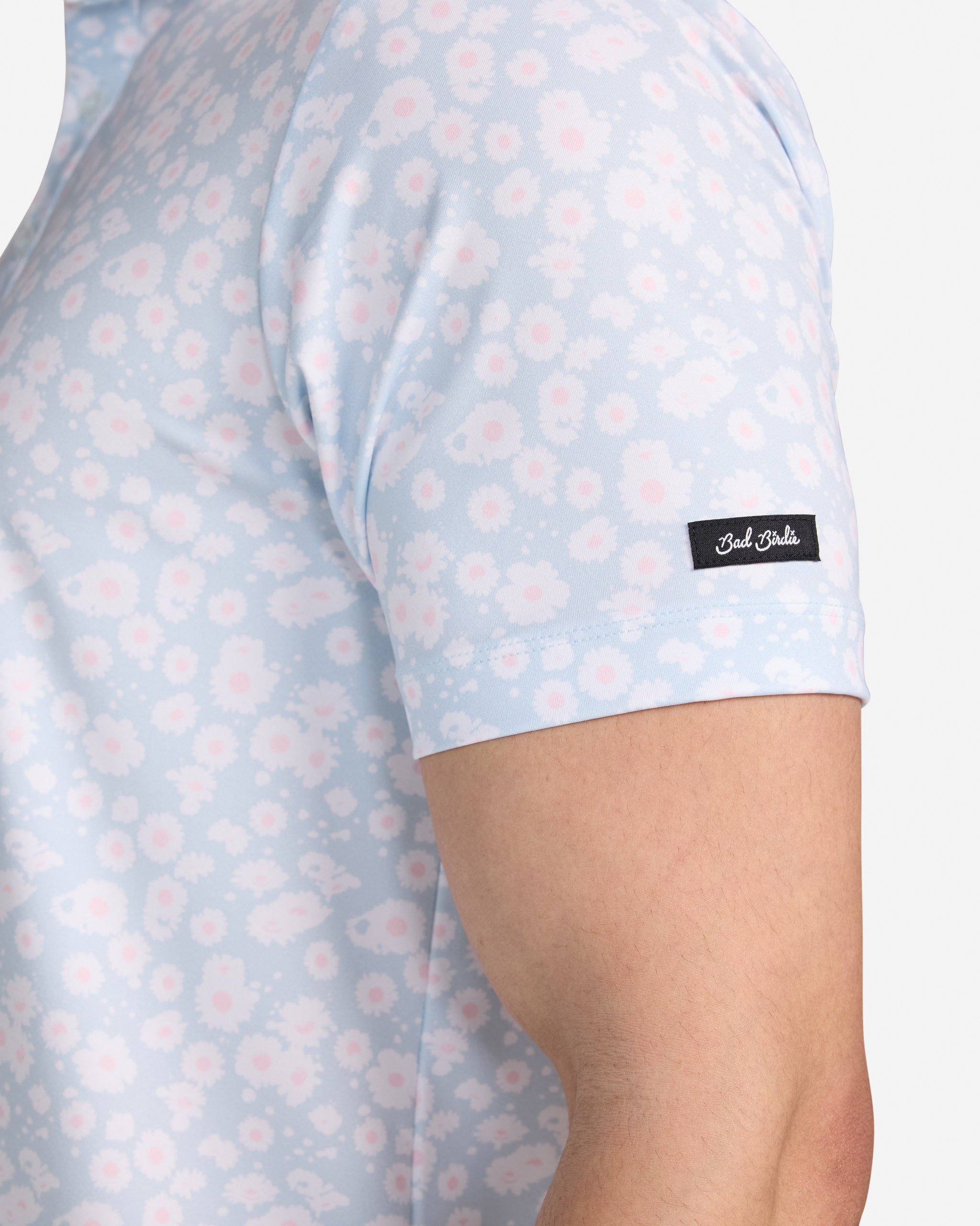 Hazy Daisy-Men's Polo-Bad Birdie