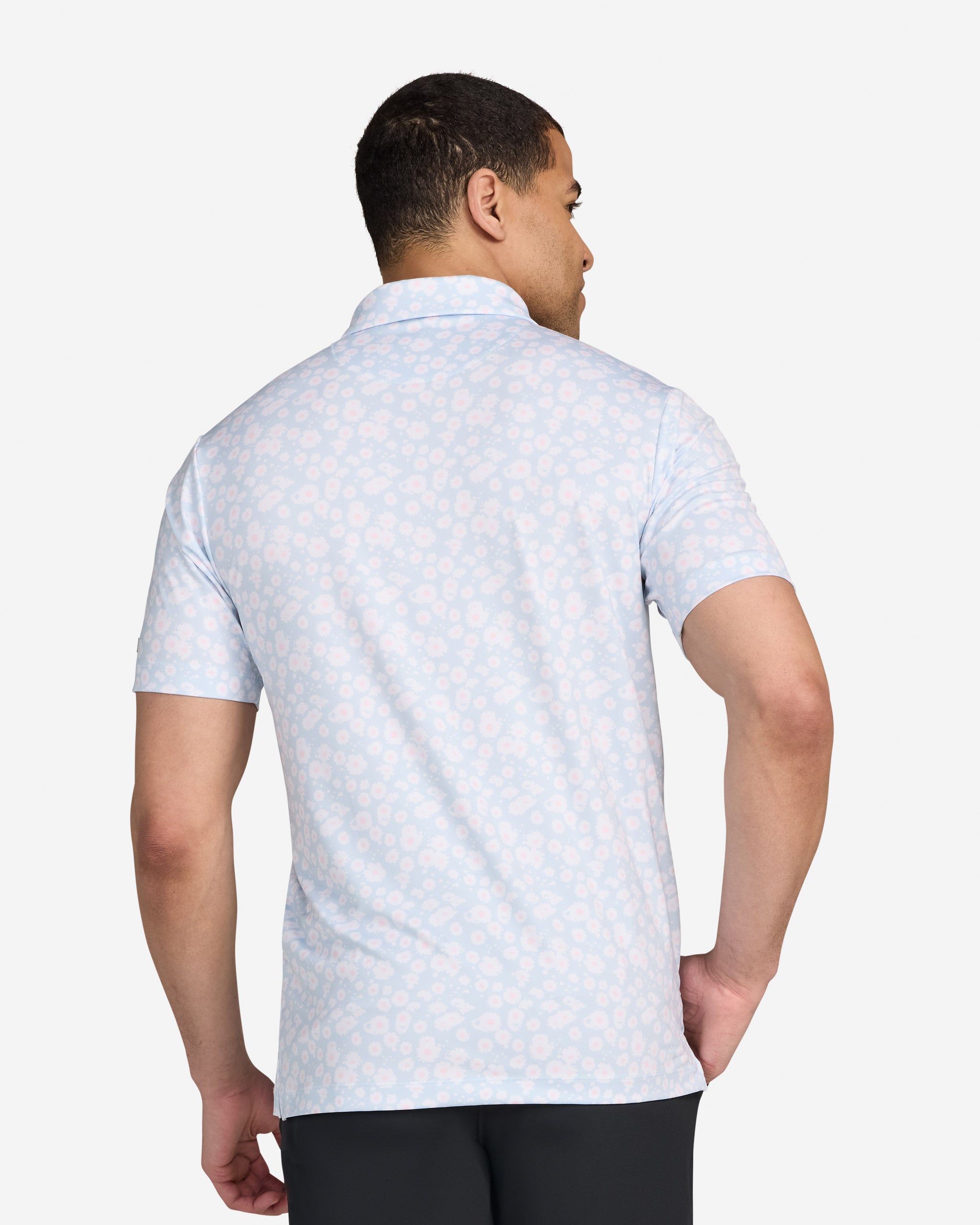 Hazy Daisy-Men's Polo-Bad Birdie