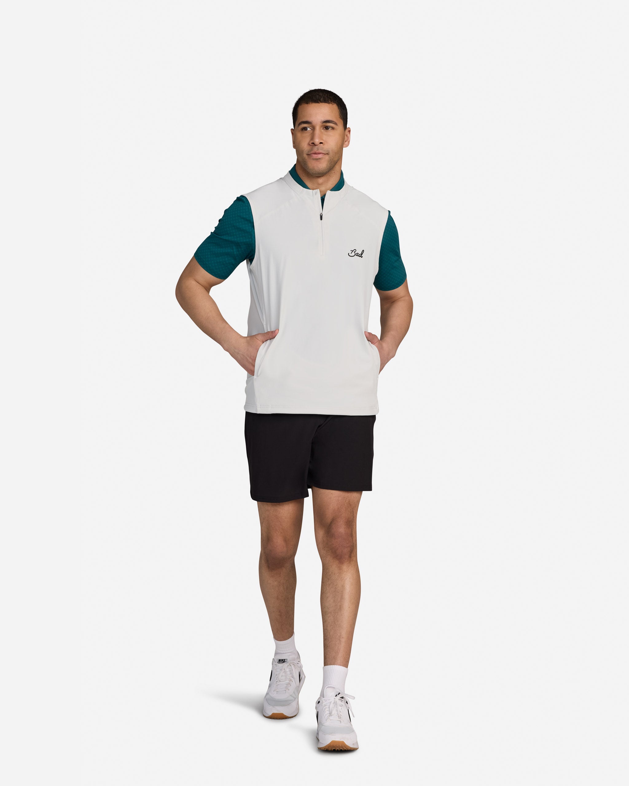 Kinetic Wind Vest - Glacier Grey-Men's Jacket-Bad Birdie