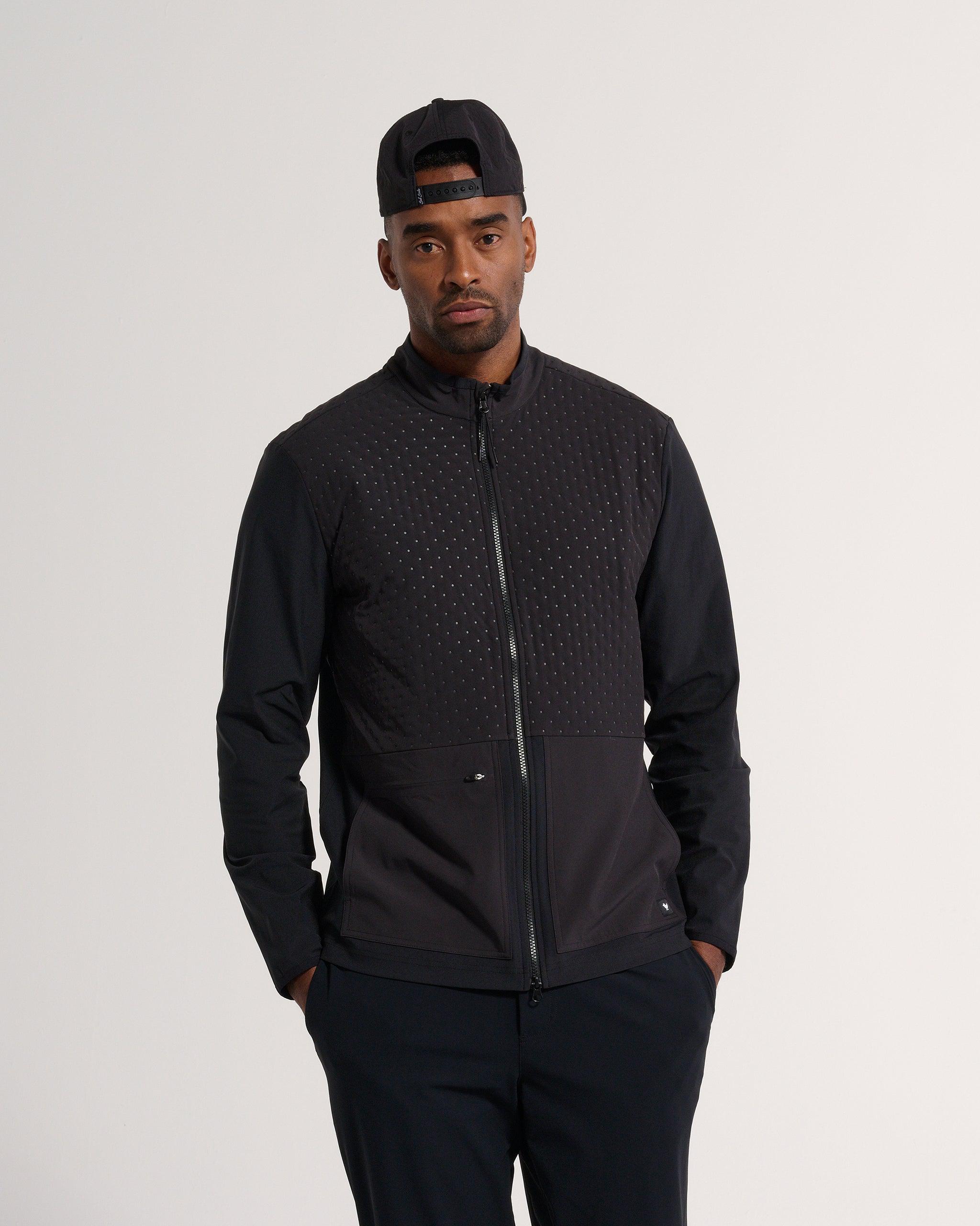 Hybrid Jacket - Black-Men's Jacket-Bad Birdie