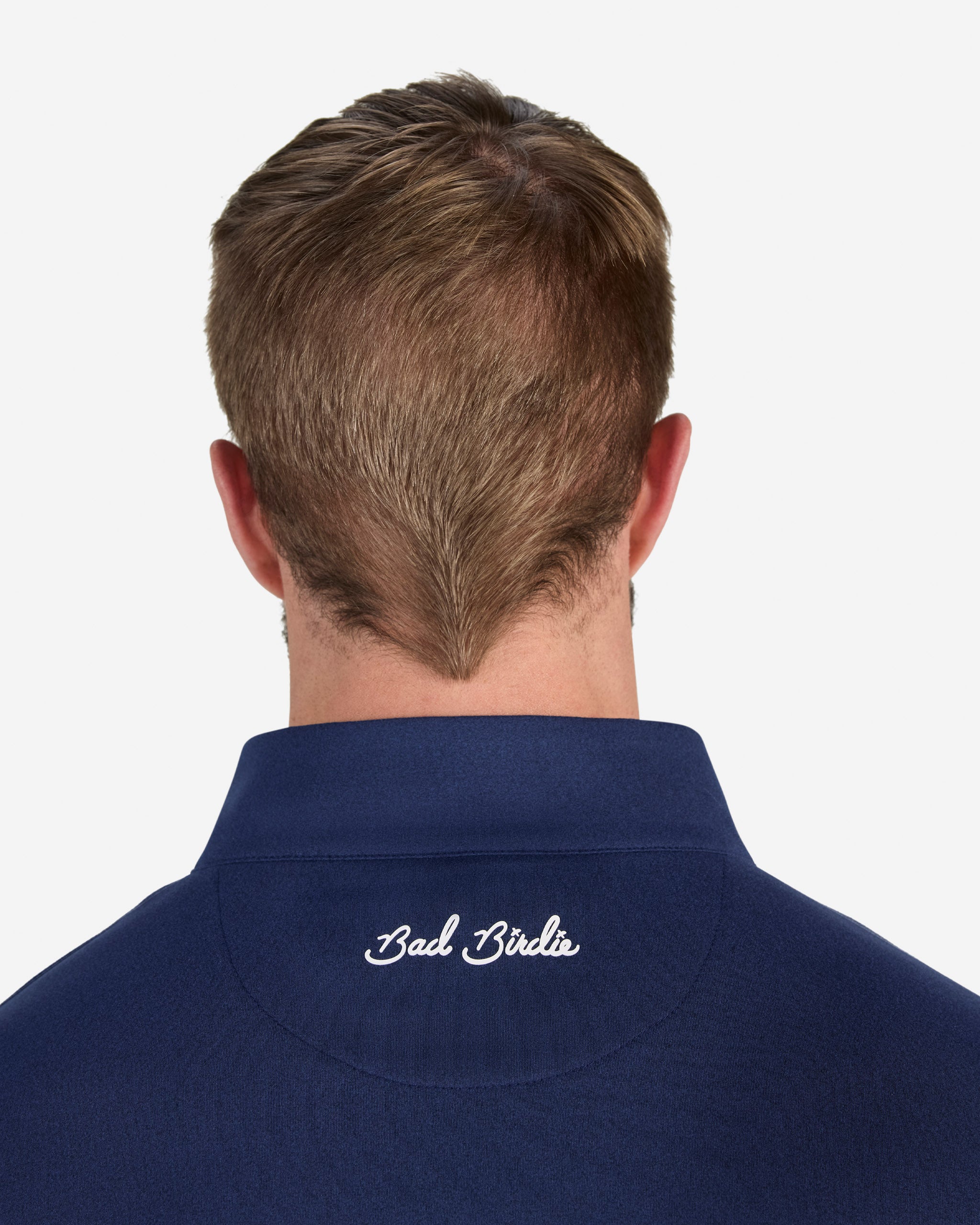 Navy Quarterzip-Men's Quarterzip-Bad Birdie