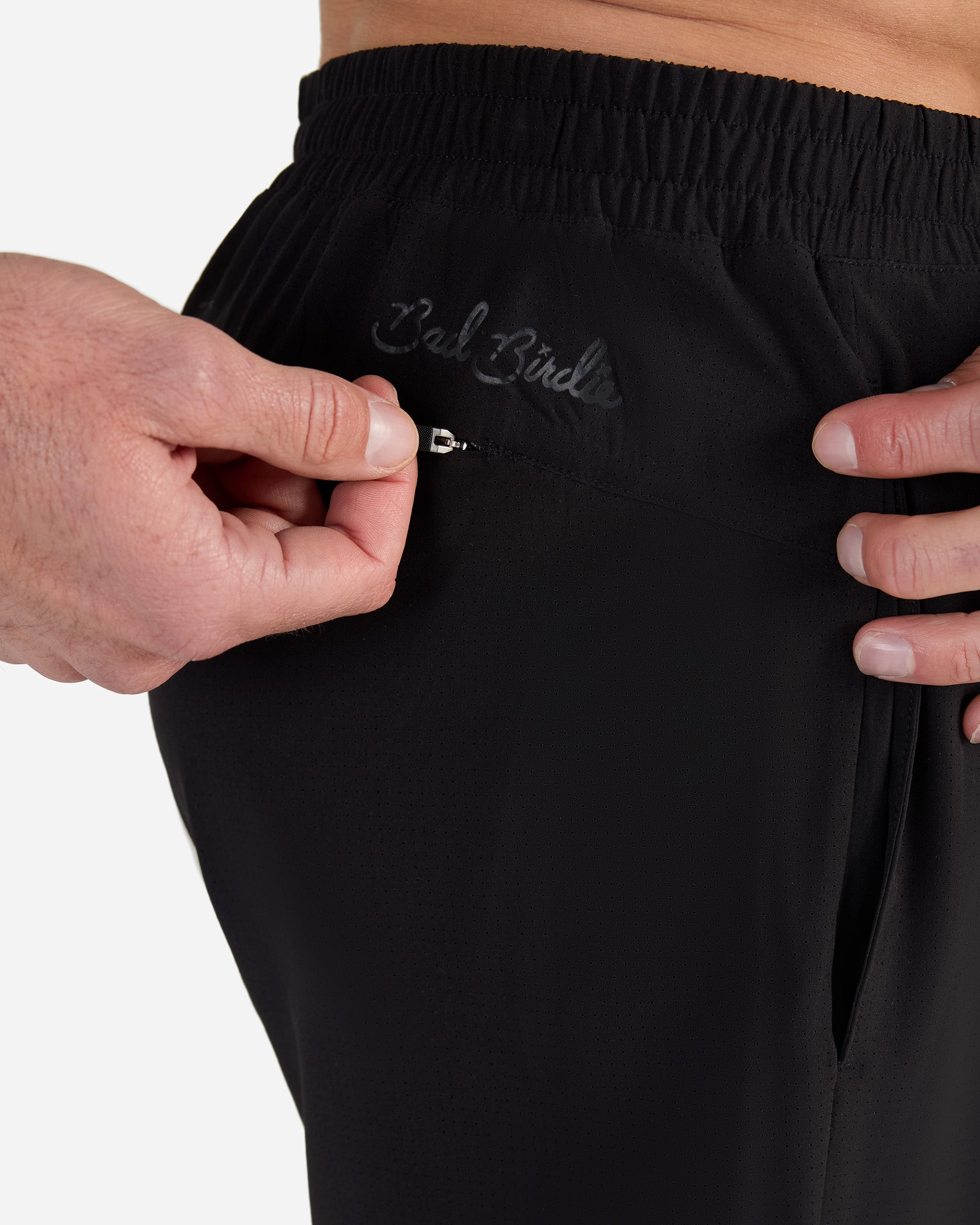 Lined Range Short - Black-Men's Shorts-Bad Birdie