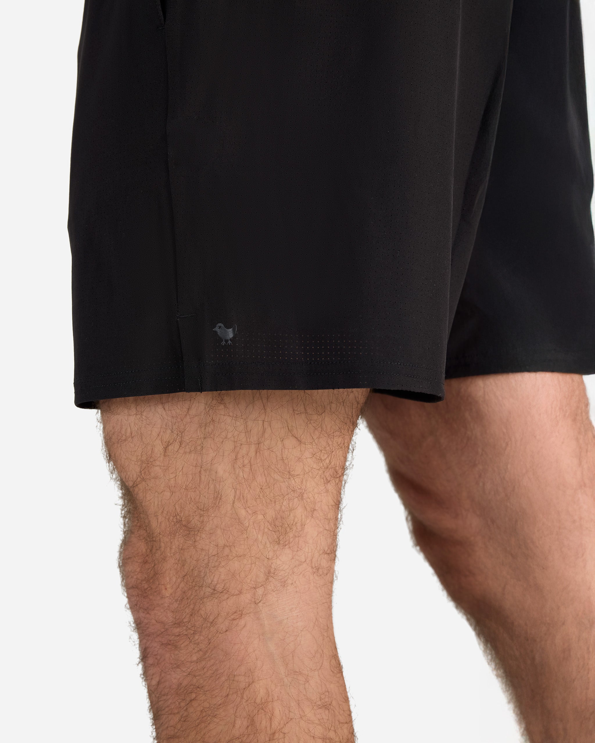 Lined Range Short - Black-Men's Shorts-Bad Birdie