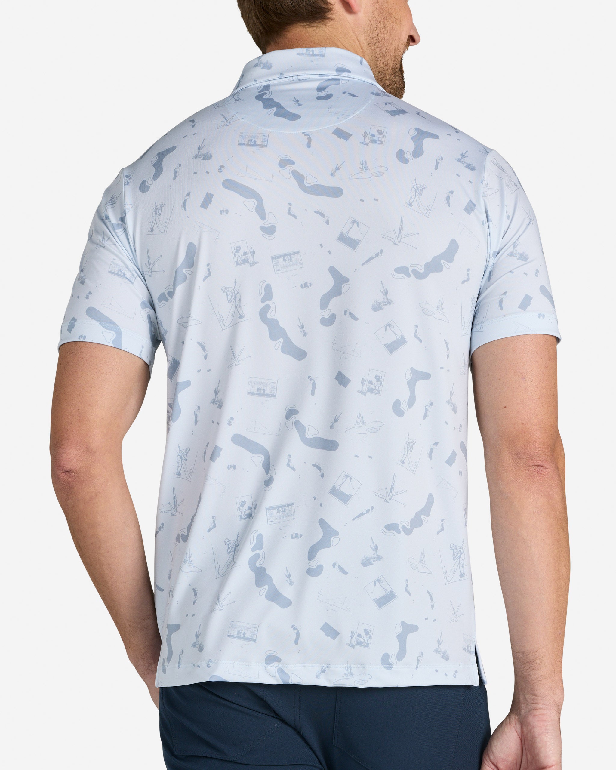 Fairway Framework-Men's Polo-Bad Birdie