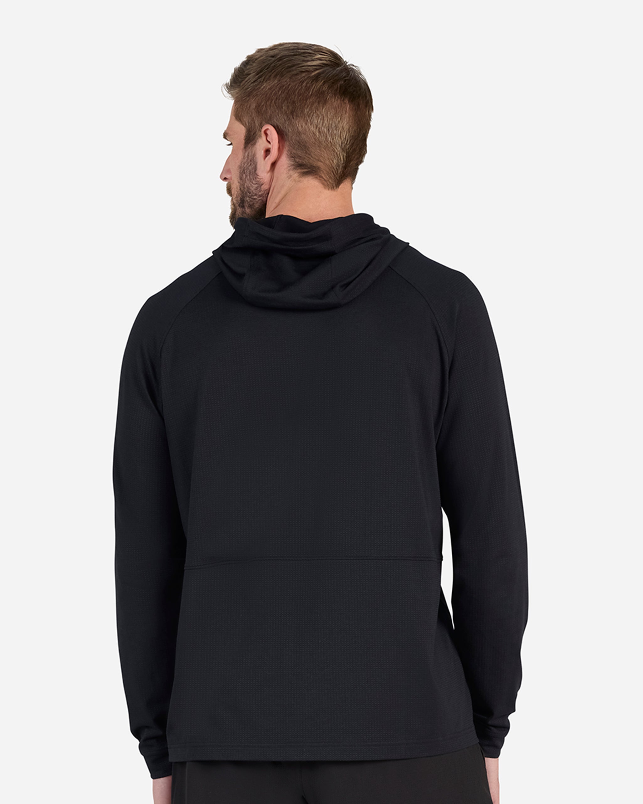 Tempo Cooling Sun Hoodie - Black-Long Sleeve-Bad Birdie