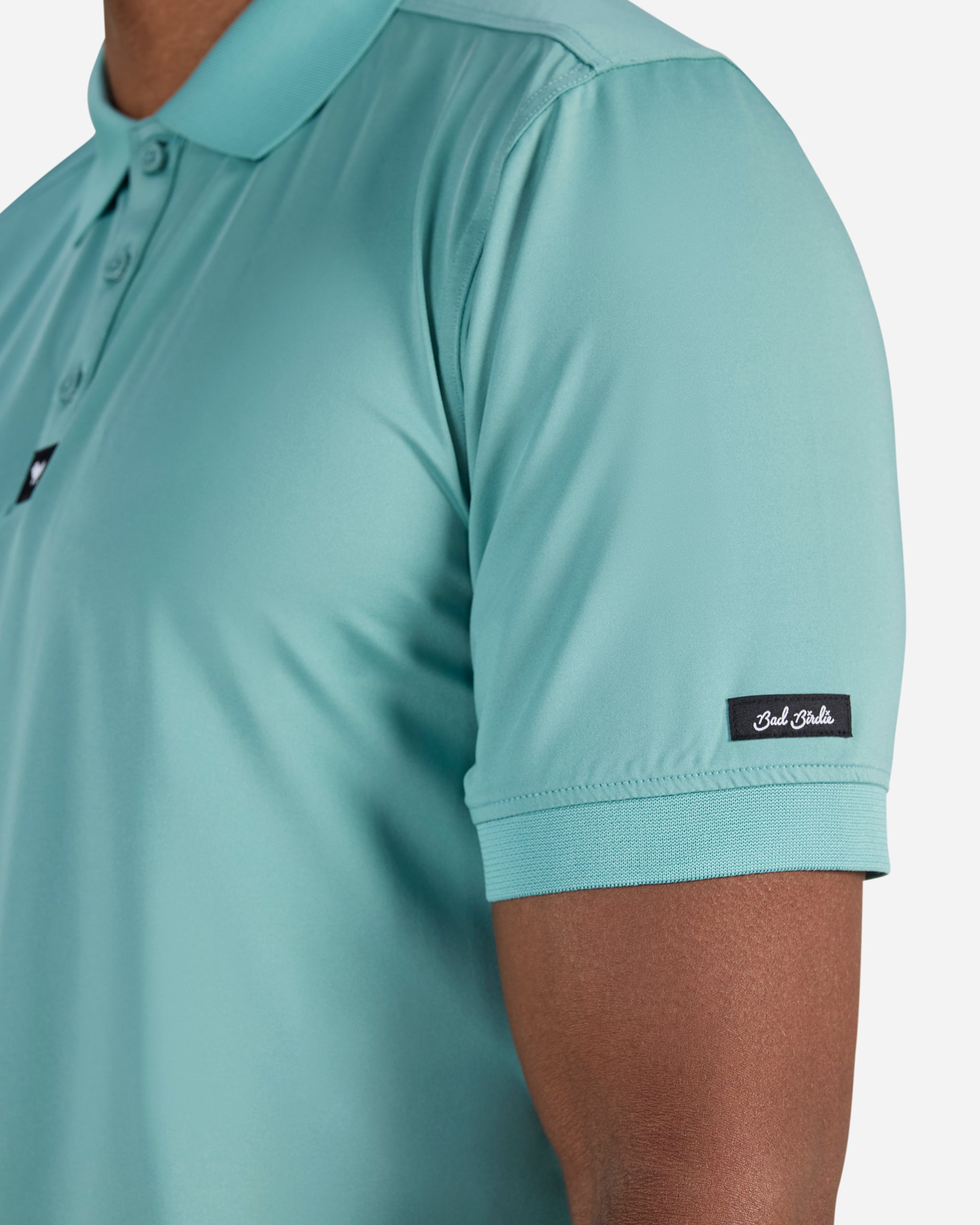 Ridge Polo - Slick Green-Men's Polo-Bad Birdie