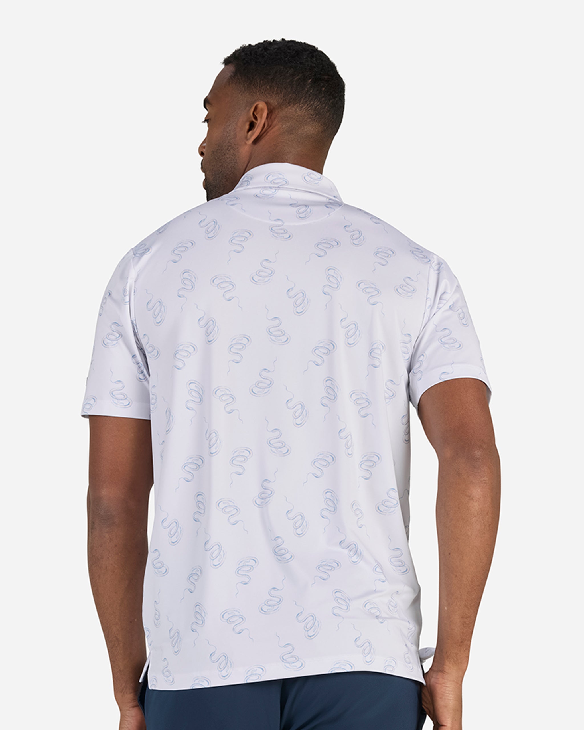 Poised to Attack-Men's Polo-Bad Birdie