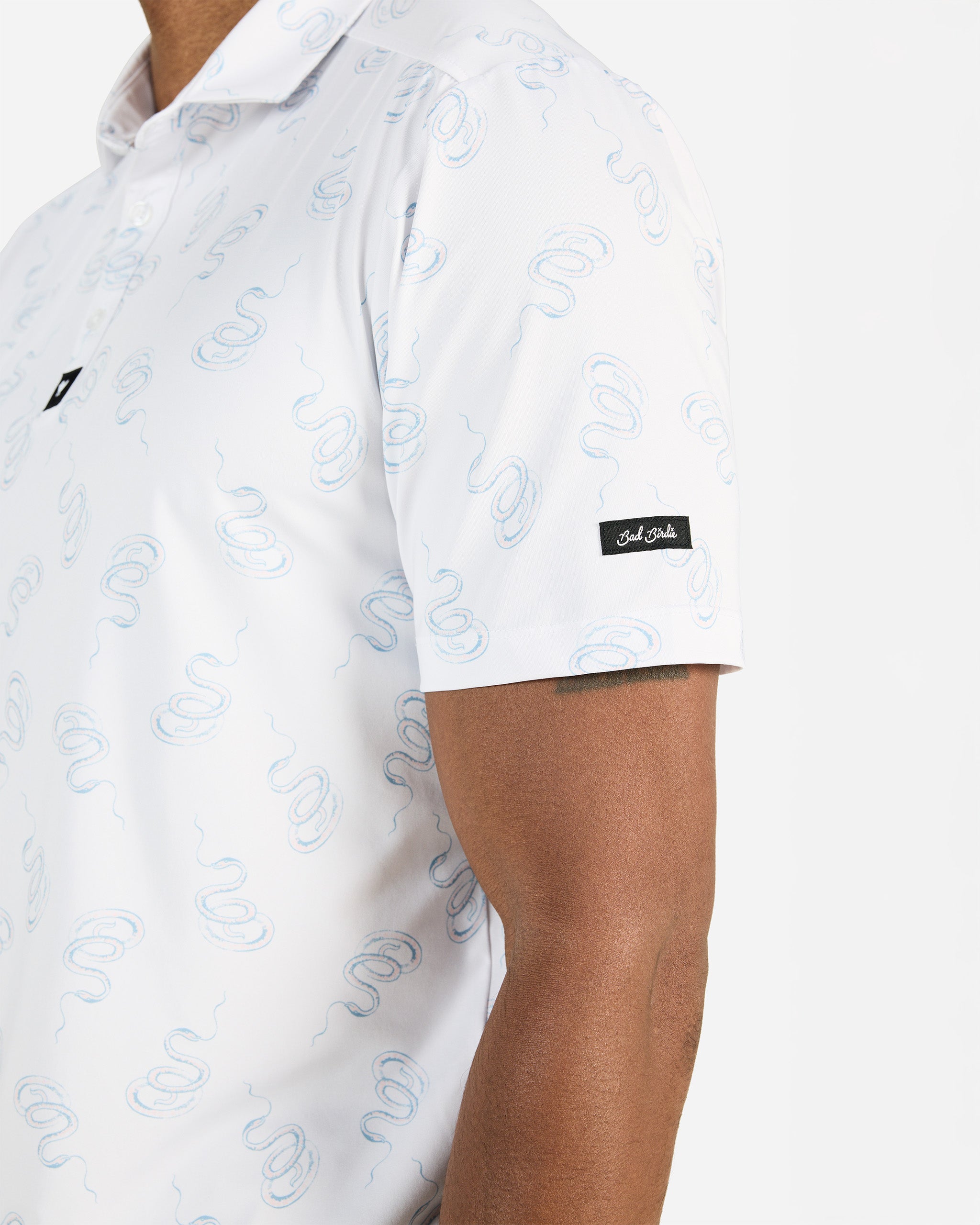 Poised to Attack-Men's Polo-Bad Birdie