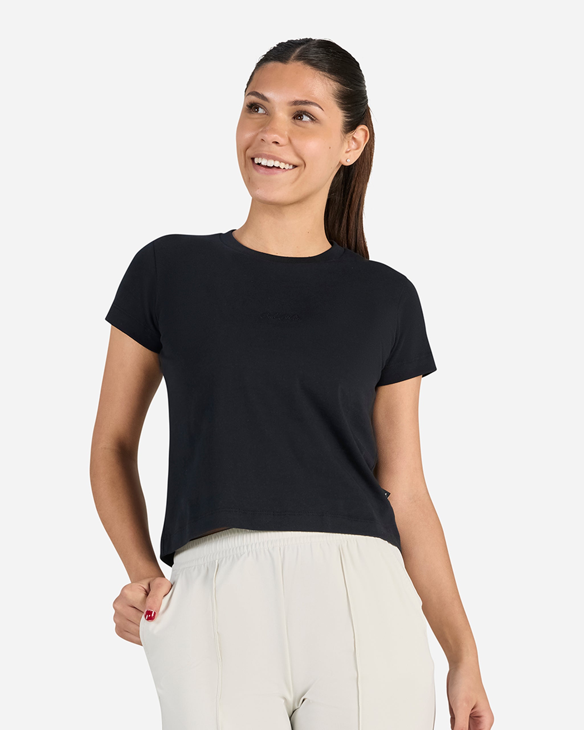 Script Tee - Black-Women's T-Shirt-Bad Birdie