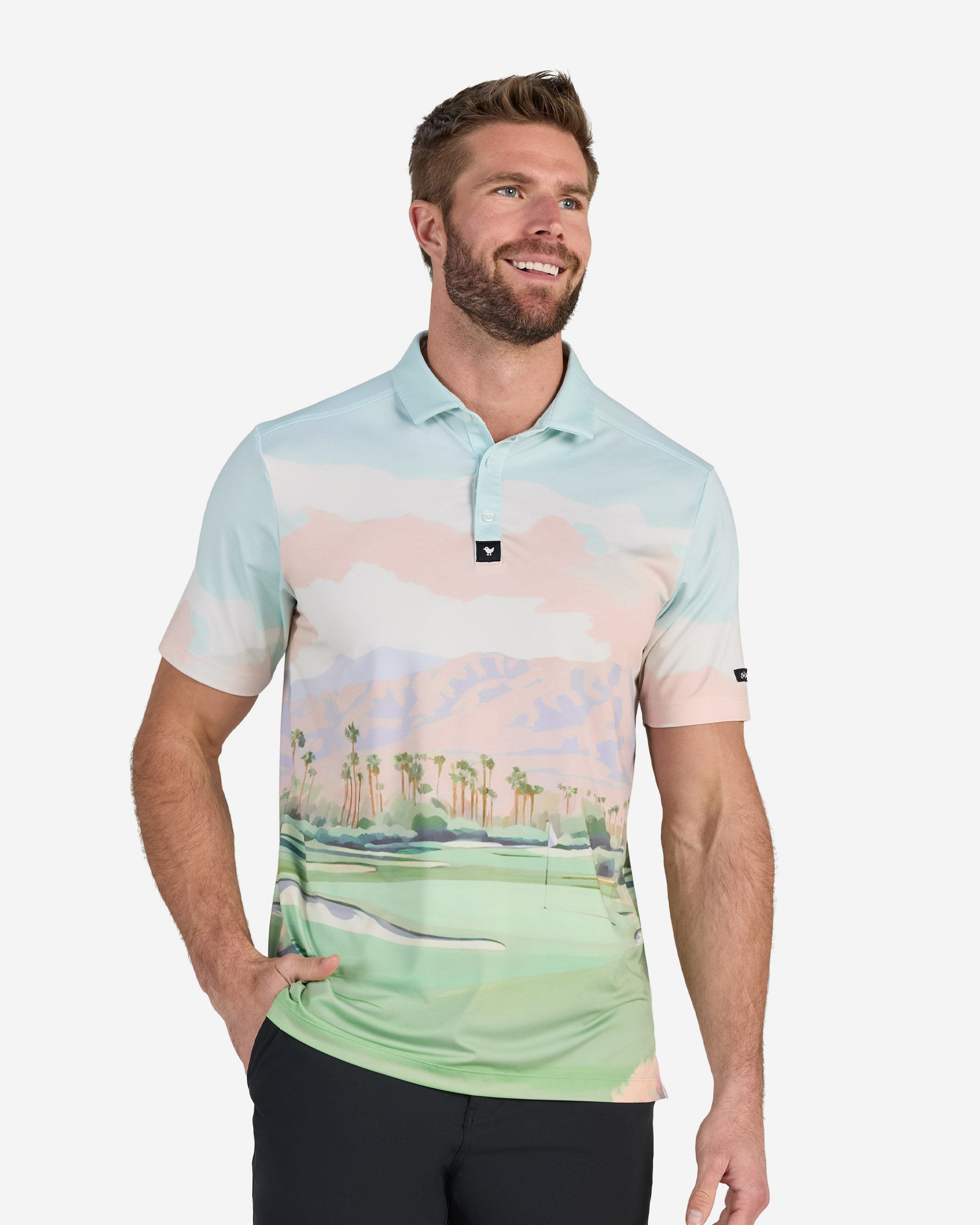 The Desert CC-Men's Polo-Bad Birdie