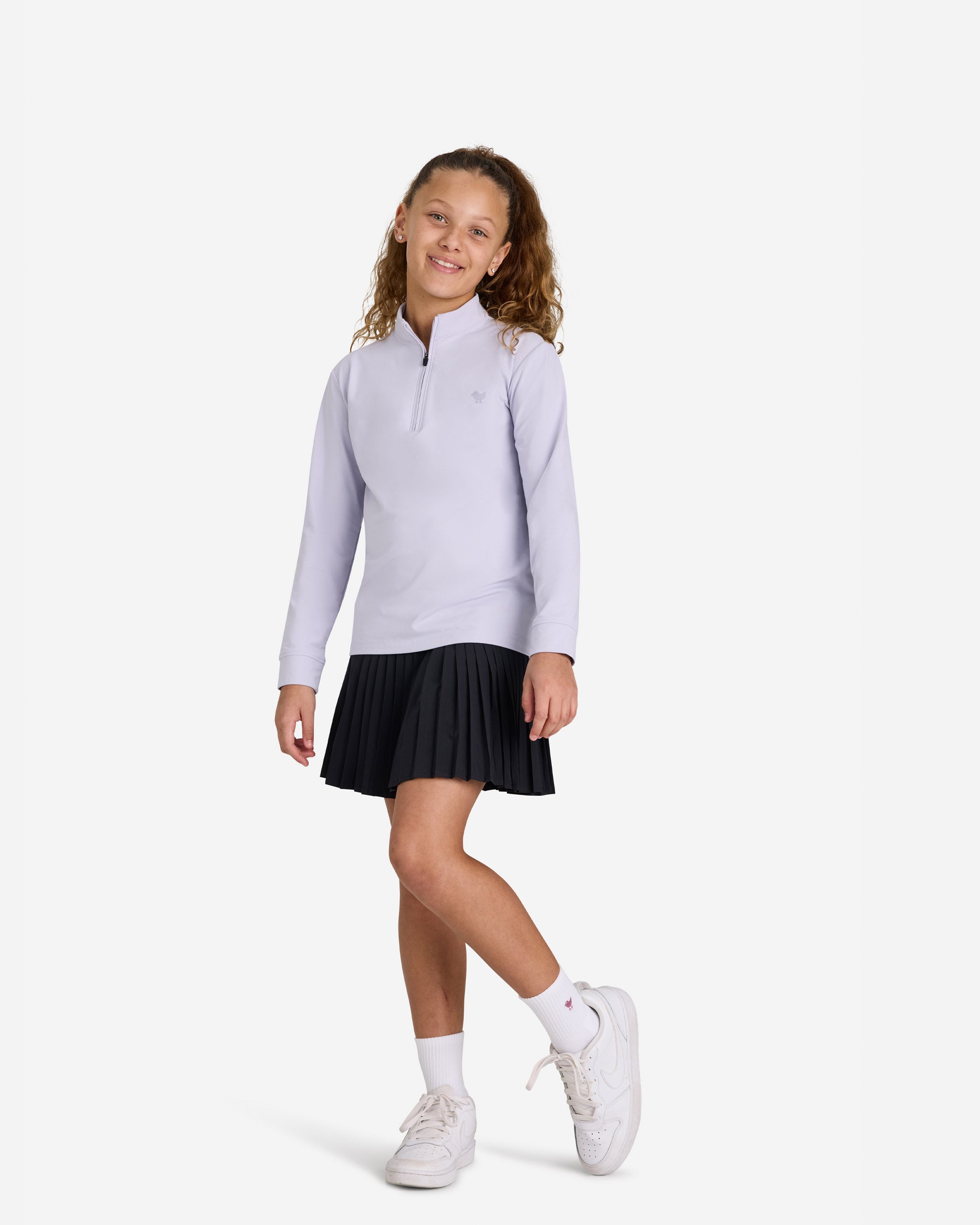 Youth Velocity QZ - Thistle-Youth Quarterzip-Bad Birdie