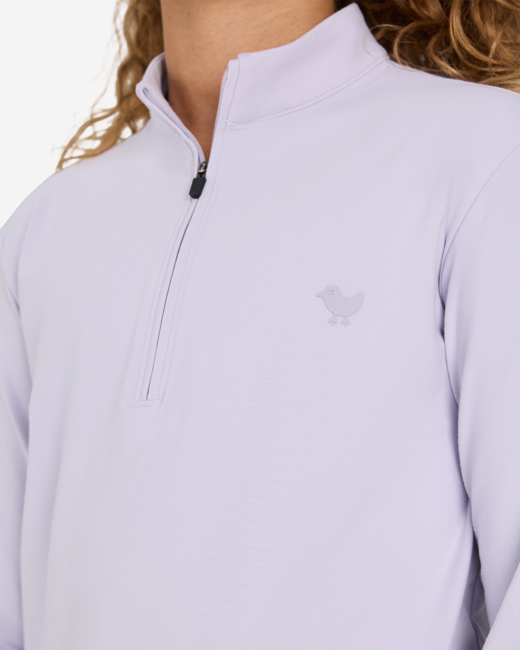 Youth Velocity QZ - Thistle-Youth Quarterzip-Bad Birdie
