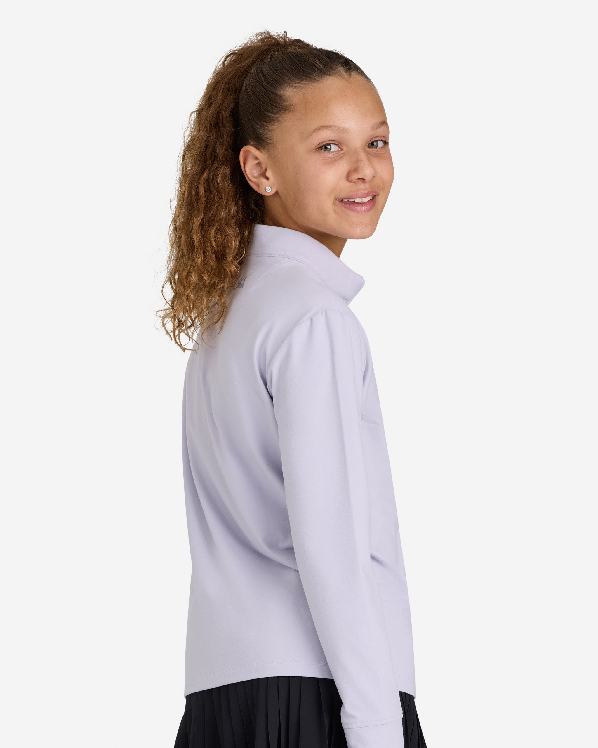 Youth Velocity QZ - Thistle-Youth Quarterzip-Bad Birdie