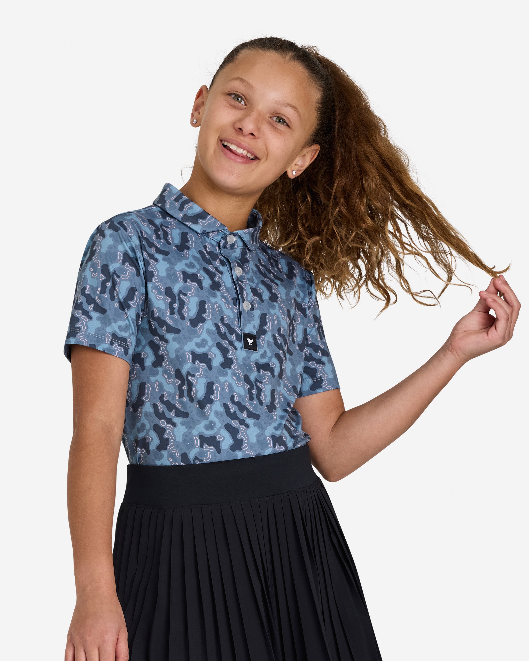 Topographic Triumph - Youth-Youth Polo-Bad Birdie