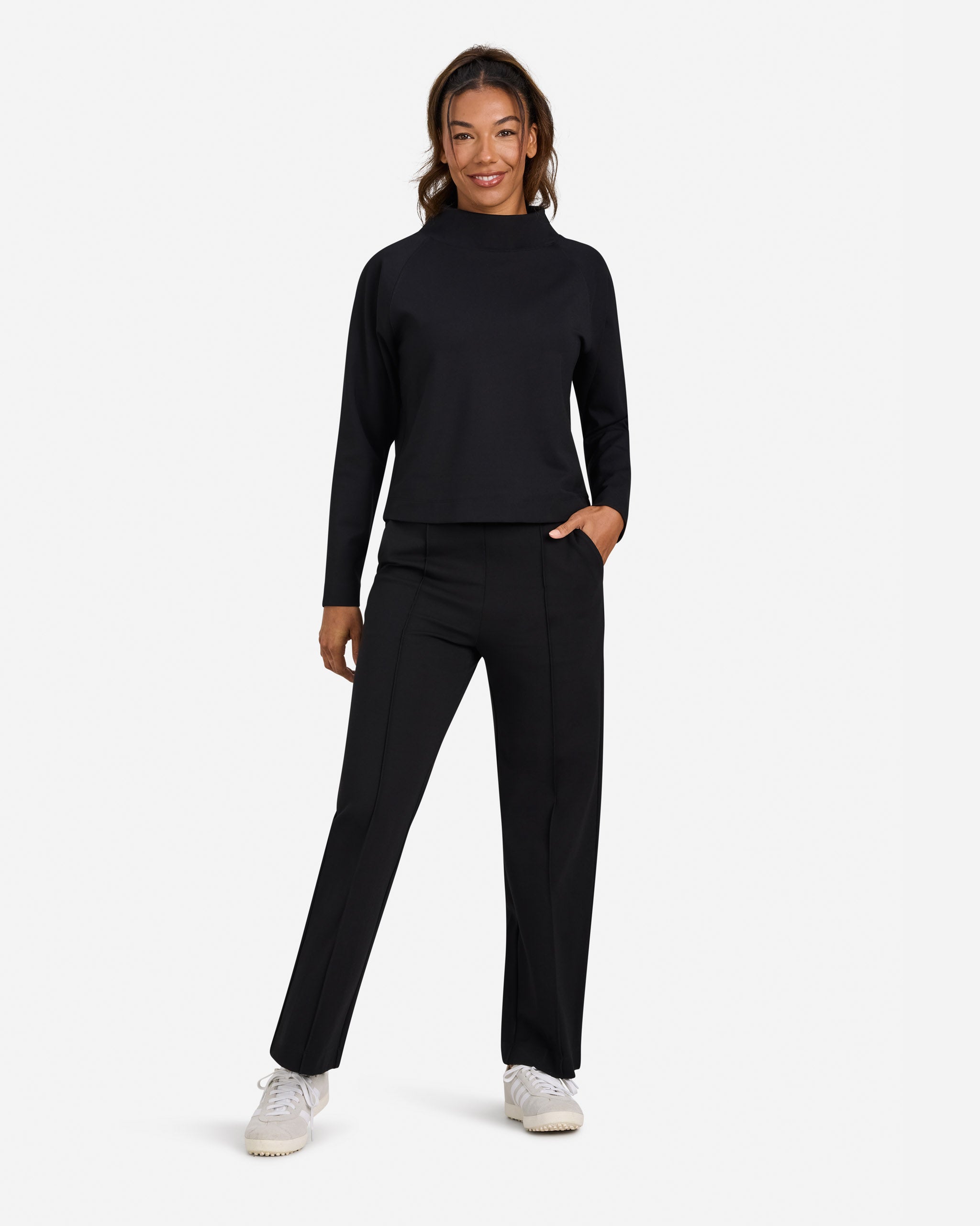 Tour Straight Leg - Black-Women's Pants-Bad Birdie