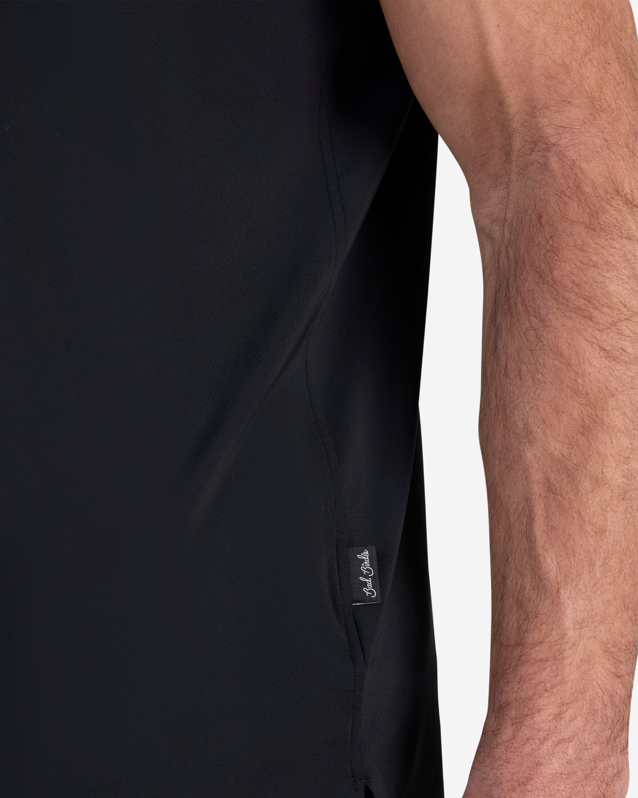 Vapor Cooling Polo - Black-Men's Polo-Bad Birdie