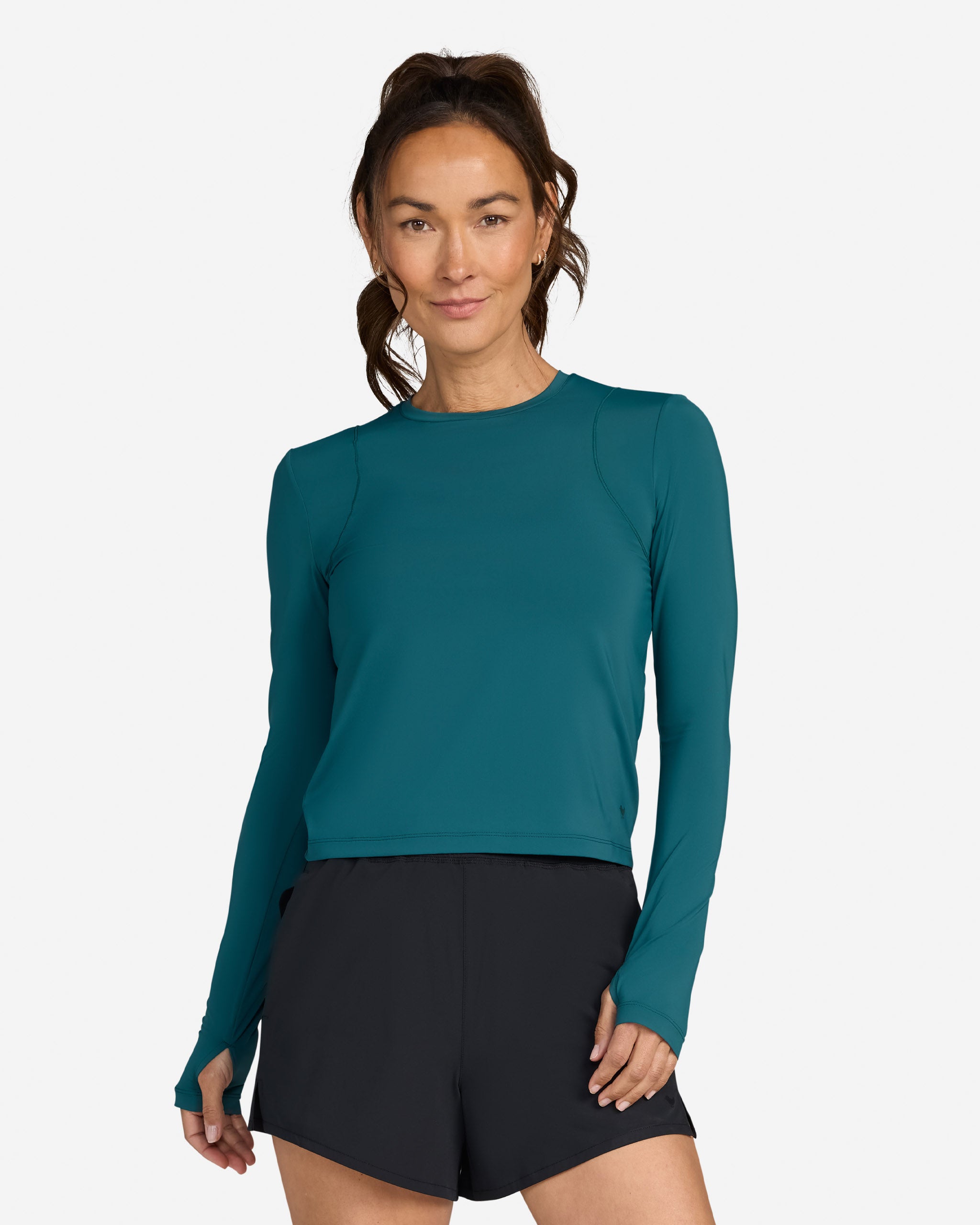 Vapor Cooling Active Long Sleeve - Lush Green-Women's Polo-Bad Birdie