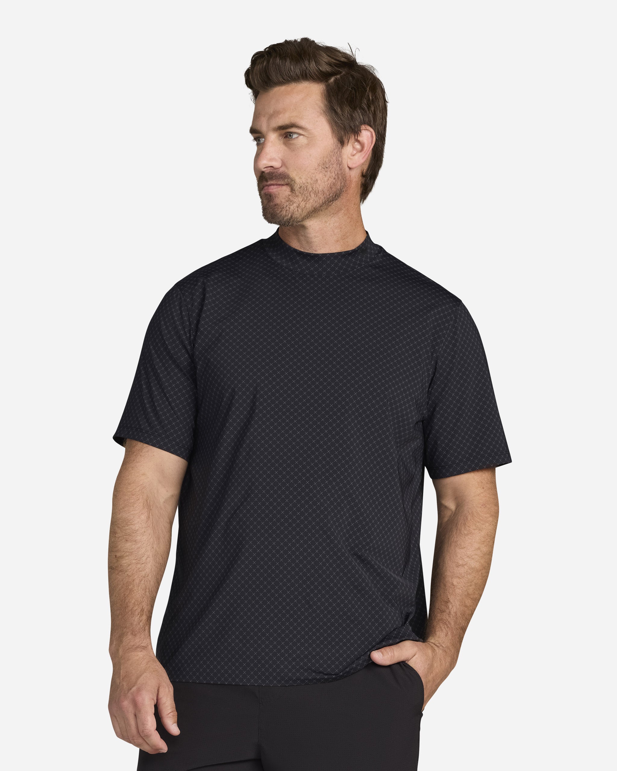 Vapor Cooling Mock Tee - Multiplier Black – Bad Birdie