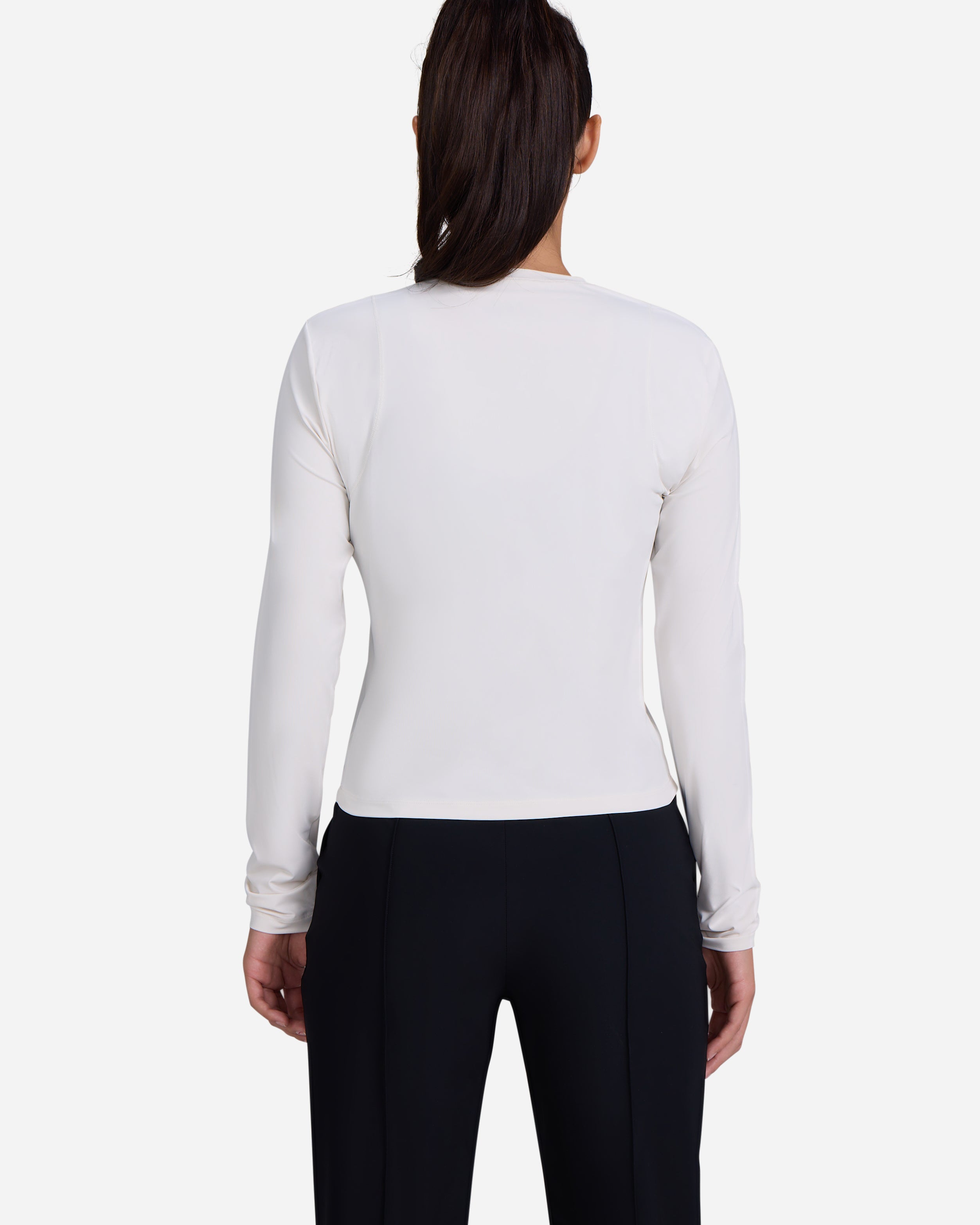 Vapor Cooling Active Long Sleeve - Brilliant White-Women's Polo-Bad Birdie