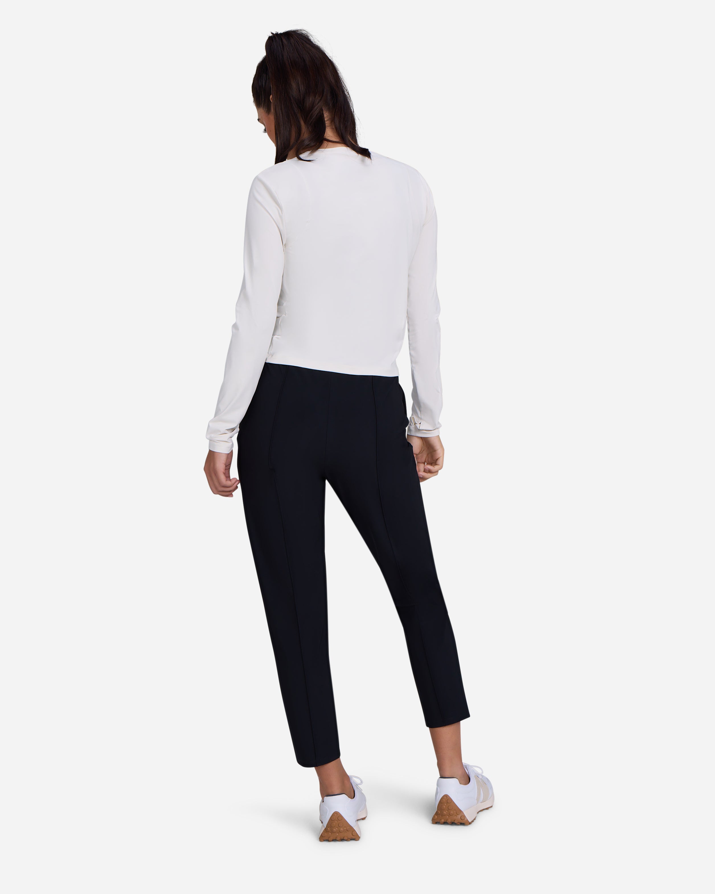 Vapor Cooling Active Long Sleeve - Brilliant White-Women's Polo-Bad Birdie