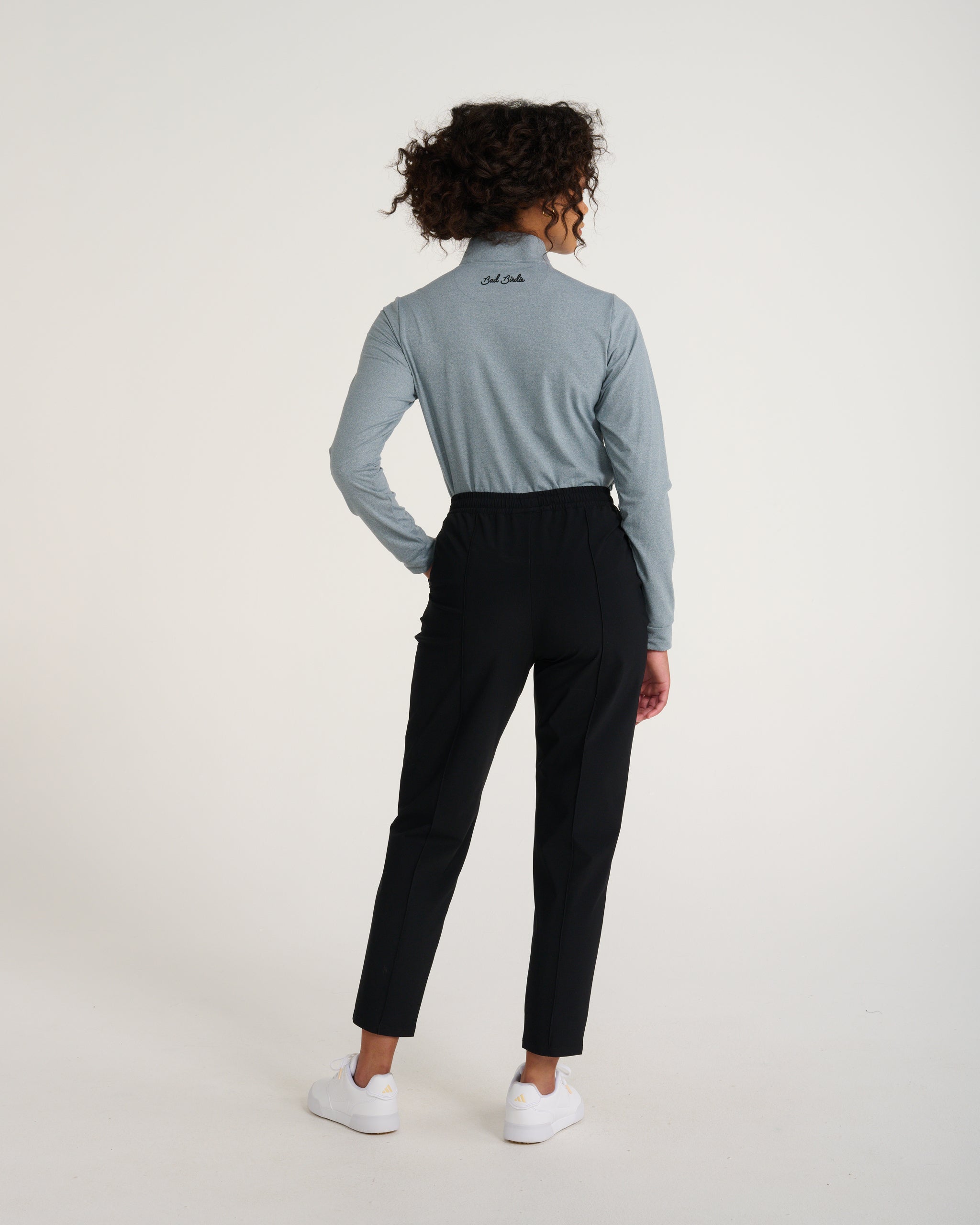 Heather Quarterzip-Women's Quarterzip-Bad Birdie