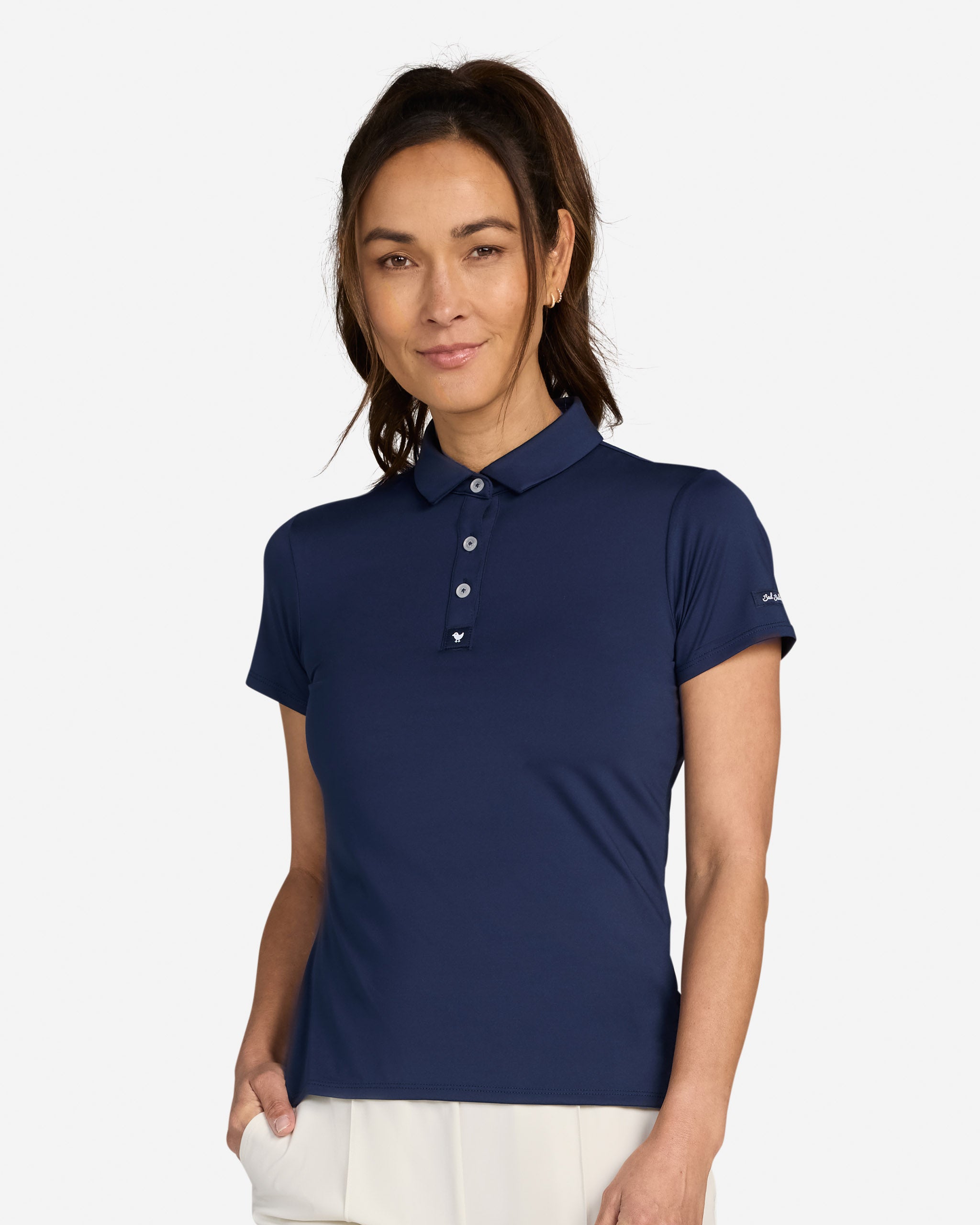 Dark Navy-Women's Polo-Bad Birdie