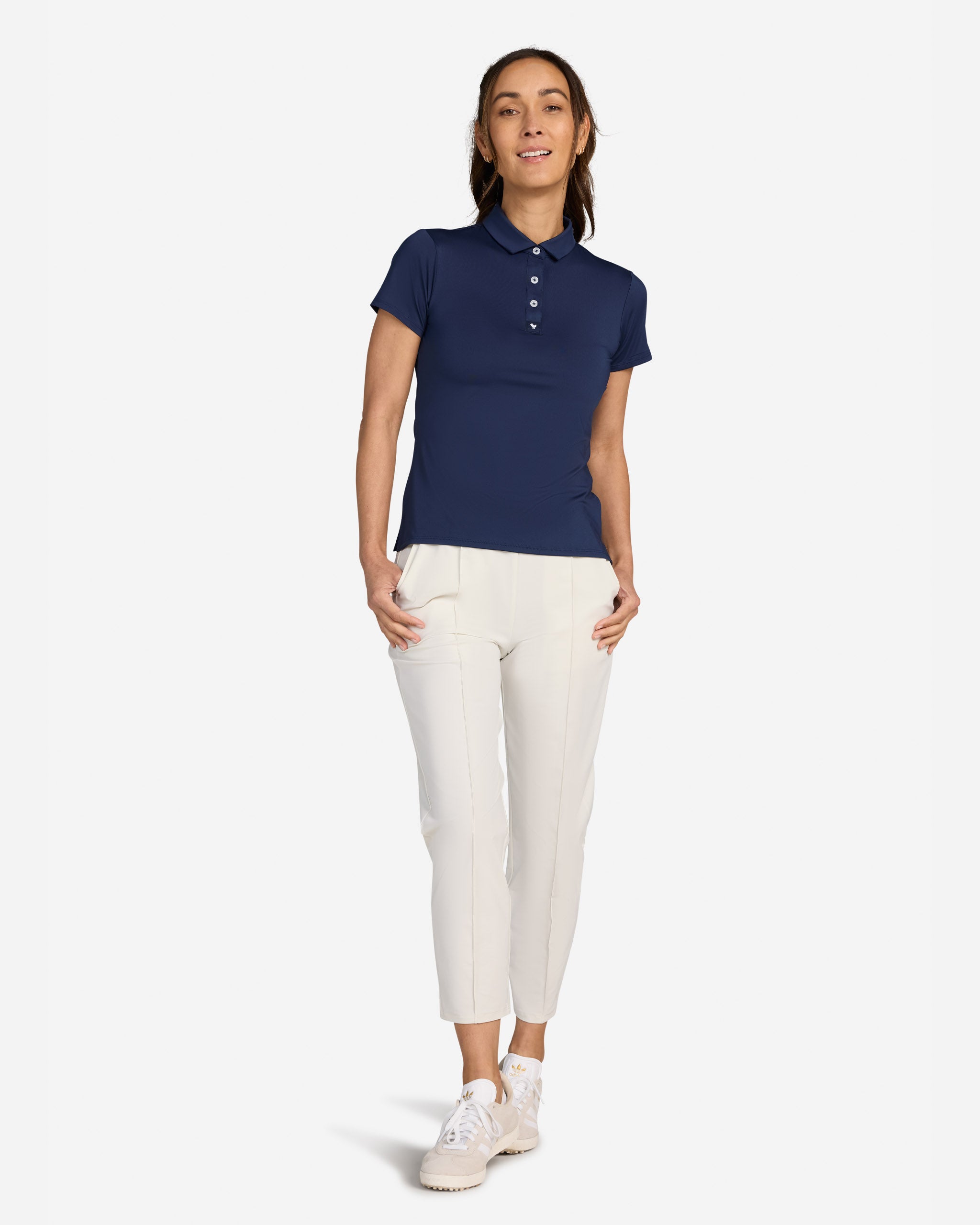 Dark Navy-Women's Polo-Bad Birdie