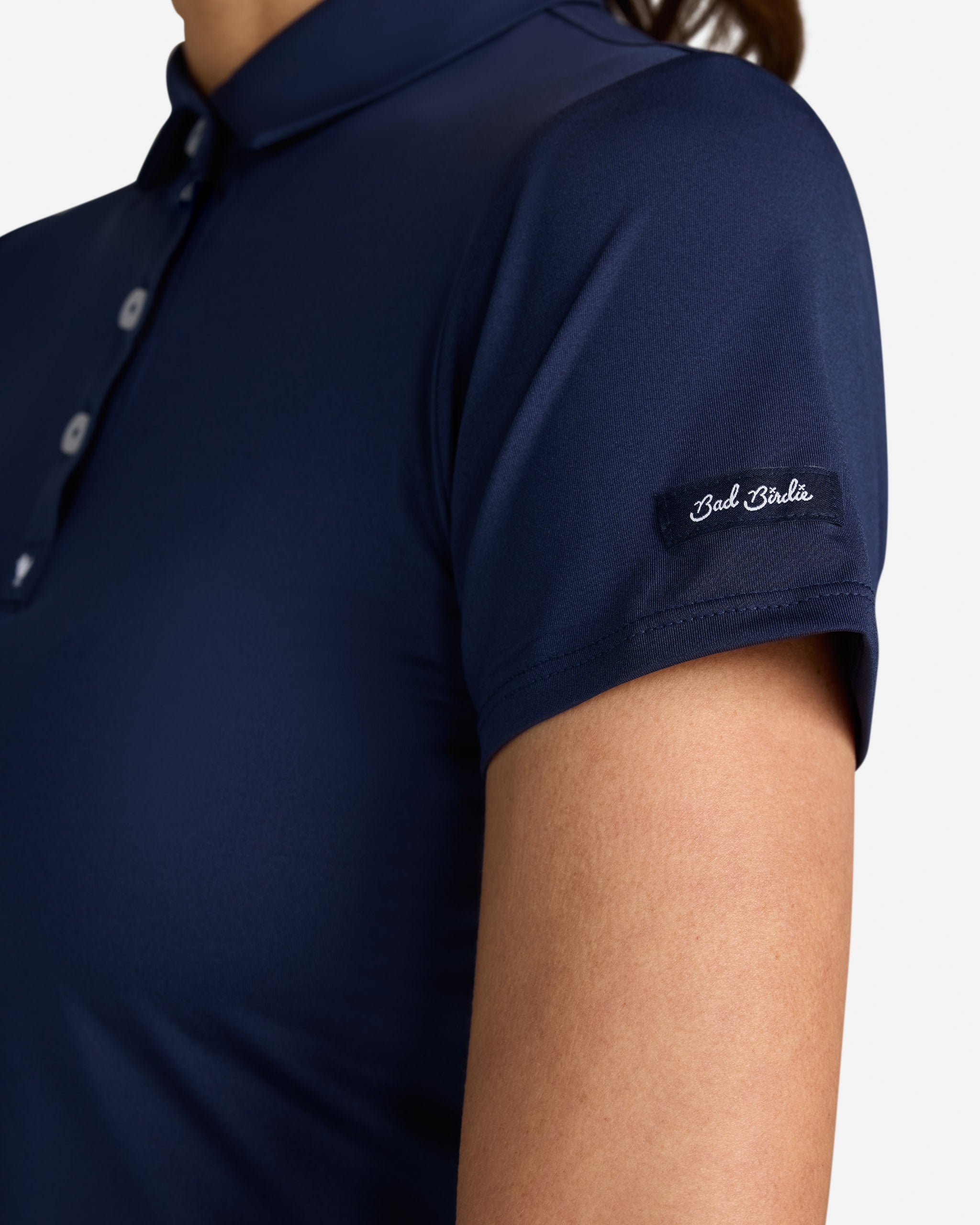 Dark Navy-Women's Polo-Bad Birdie